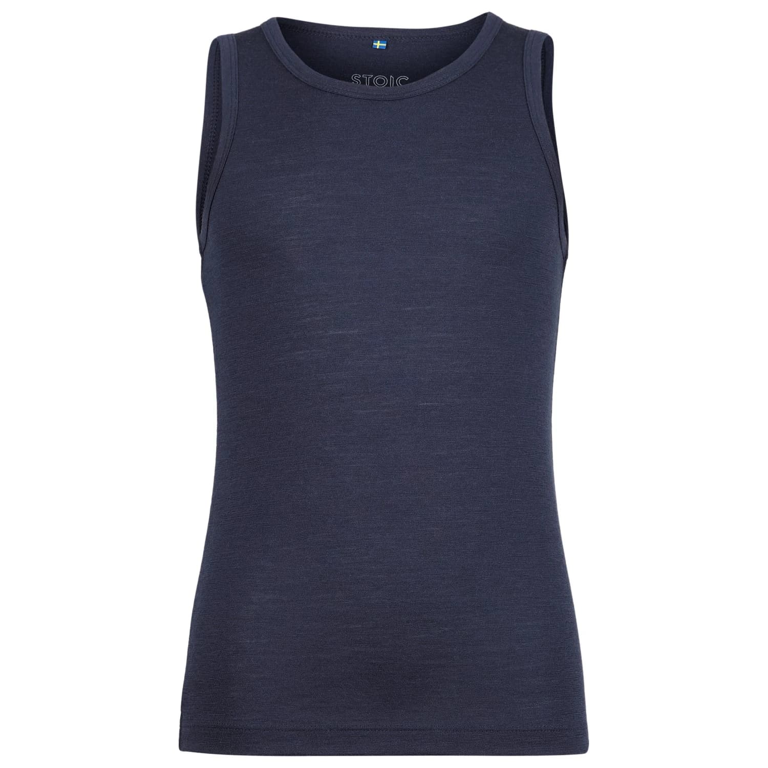 Детско мериносово термобельо Stoic Kid's Merino135 AnebySt. Tank Merino base layer - Space Blue