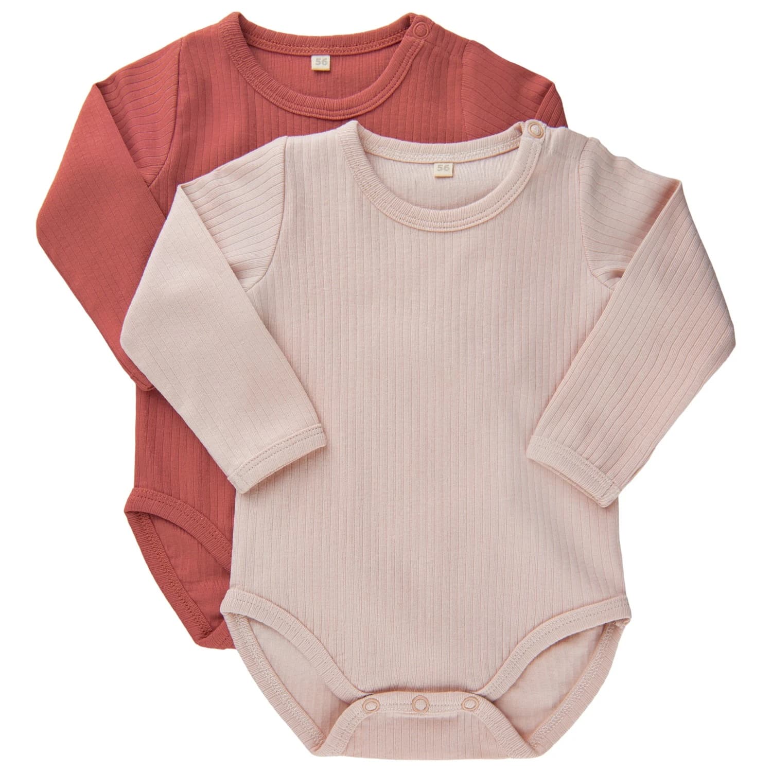 Детско ежедневно термо бельо Minymo Kid's Body L/S (2-Pack) Everyday base layer - Canyon Rose