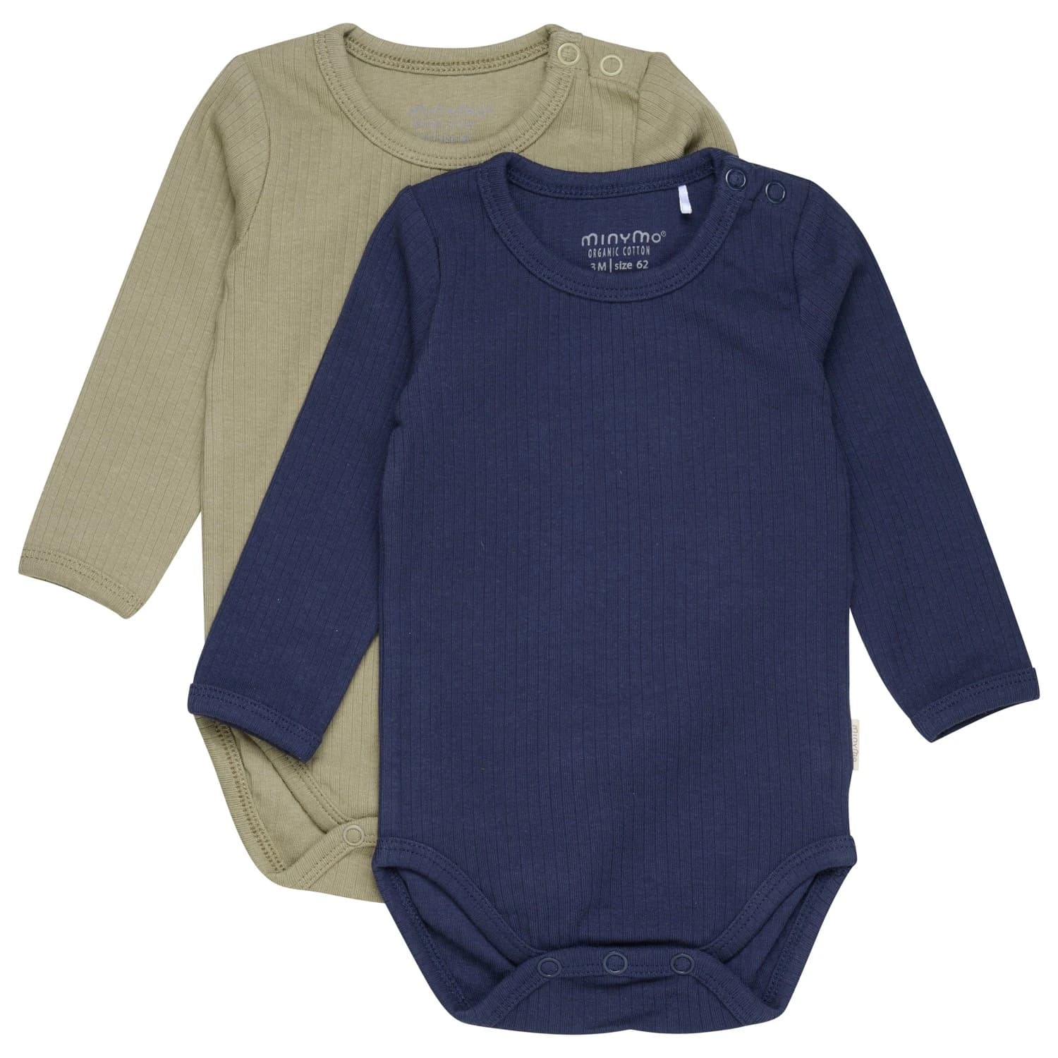 Детско ежедневно термо бельо Minymo Kid's Body L/S (2-Pack) Everyday base layer - Dark Navy