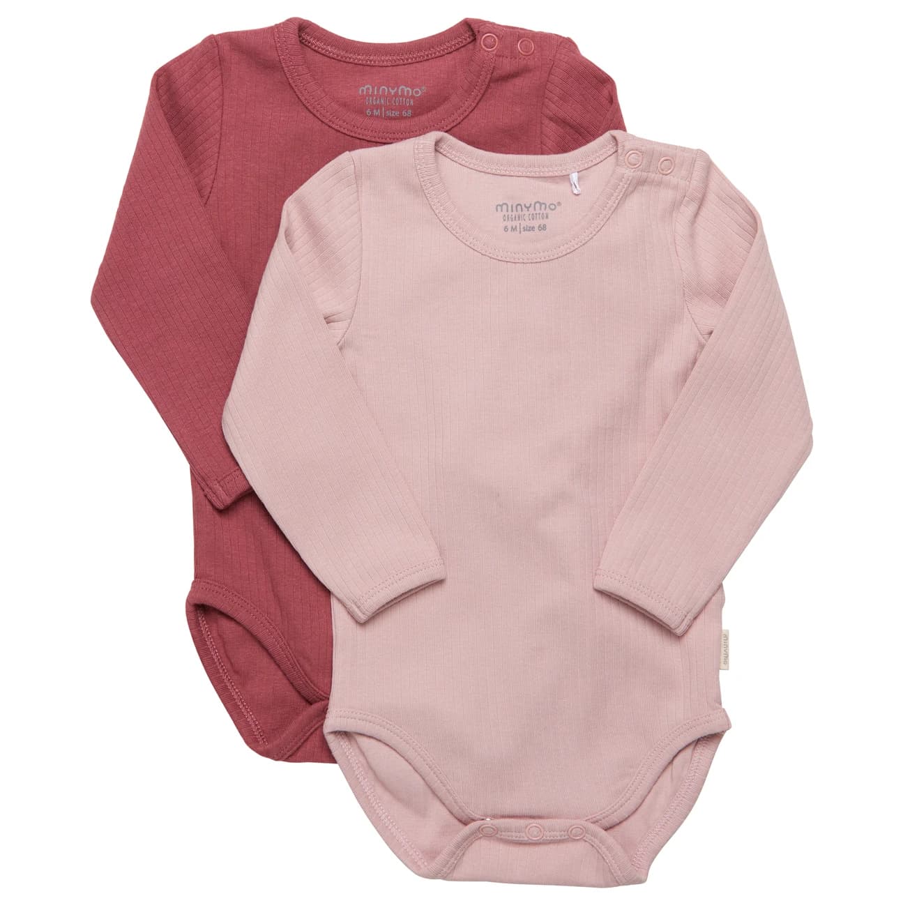 Детско ежедневно термо бельо Minymo Kid's Body L/S (2-Pack) Everyday base layer - Violet Ice