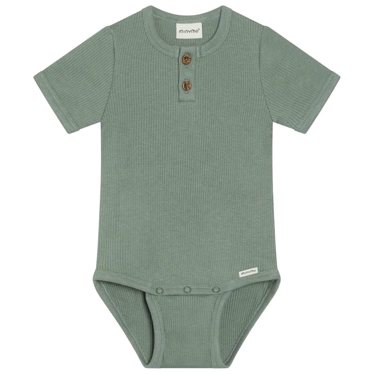 Детско ежедневно термо бельо Minymo Kid's Body S/S Rib Body - Lily Pad