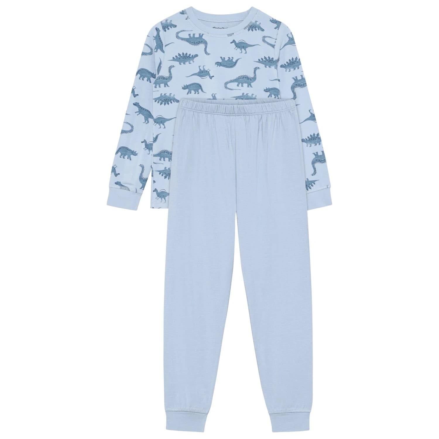 Детско ежедневно термо бельо Minymo Kid's Pyjamas L/S Set AOP 134258 Everyday base layer - Niagara Mist