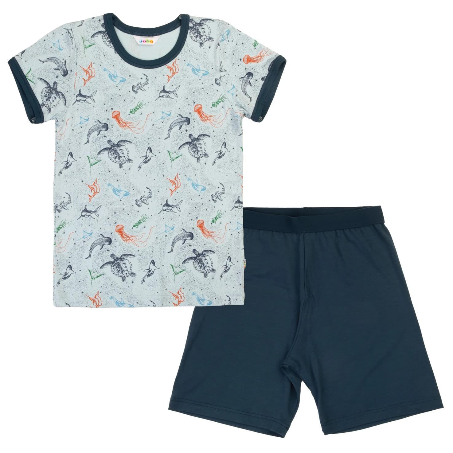 Ежедневно термо бельо Joha Boy's Summer Pyjamas Everyday base layer - Blue