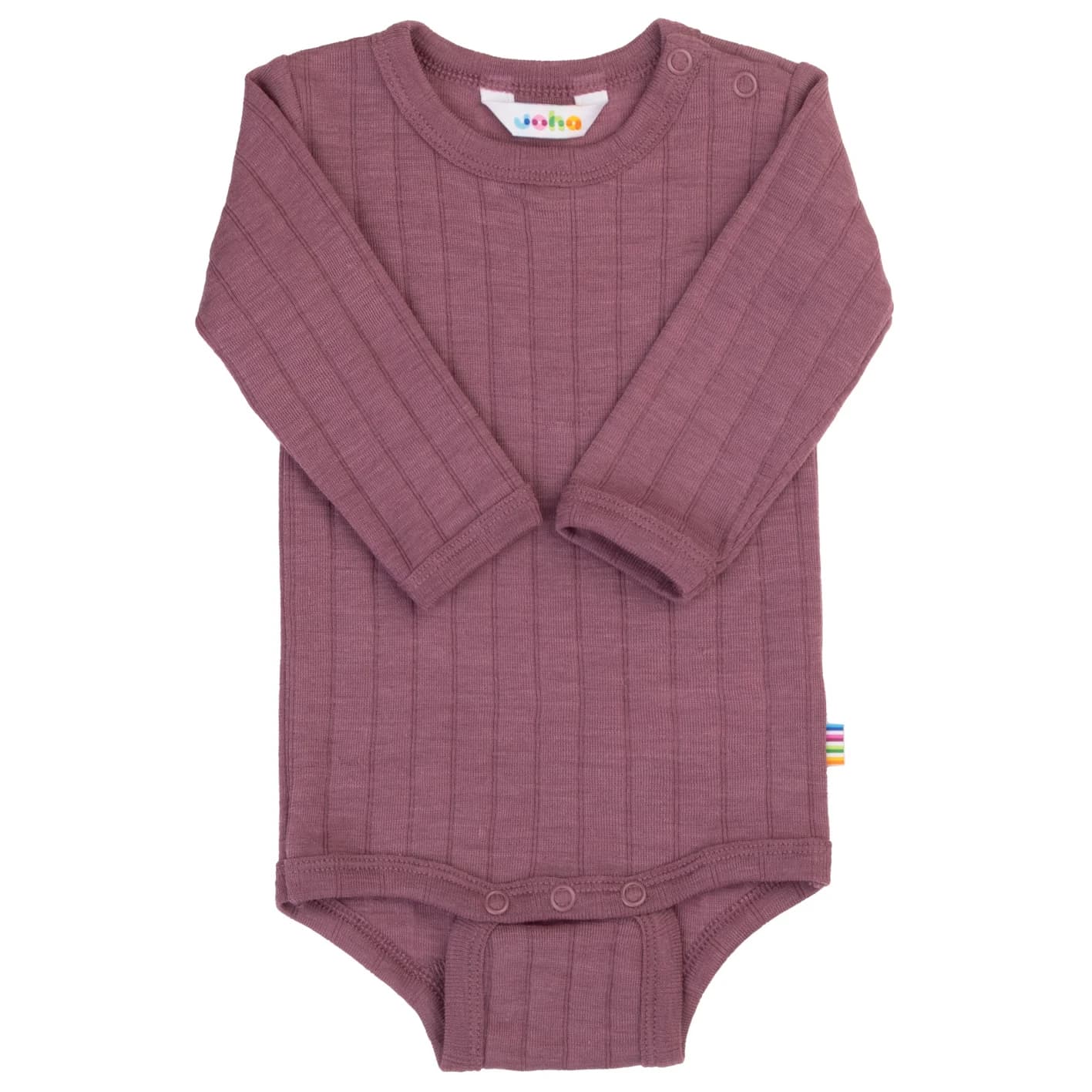 Детско мериносово термобельо Joha Kid's Body L/S Merino base layer - Heather