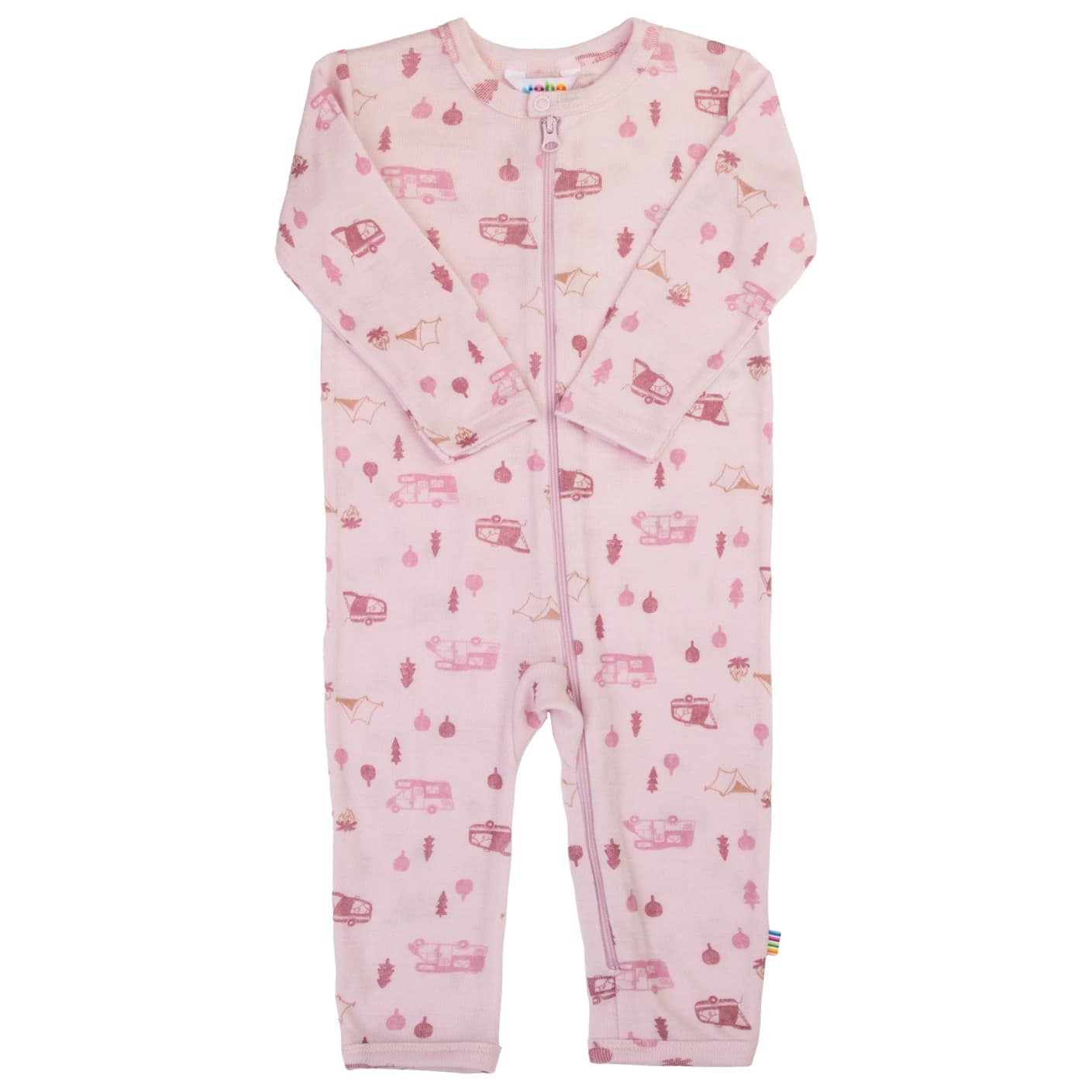 Детско ежедневно термо бельо Joha Kid's Jumpsuit Everyday base layer - Light Pink