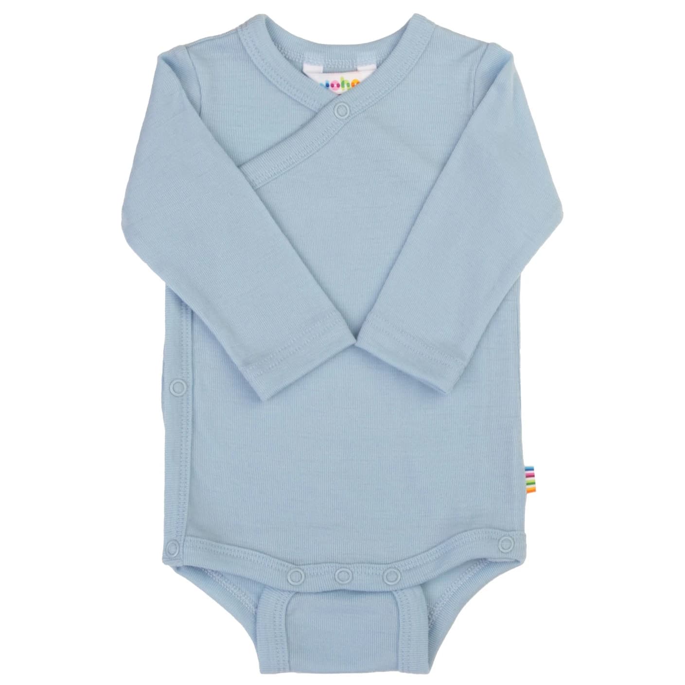 Детско мериносово термобельо Joha Kid's Wrap Around Body Merino base layer - Blue