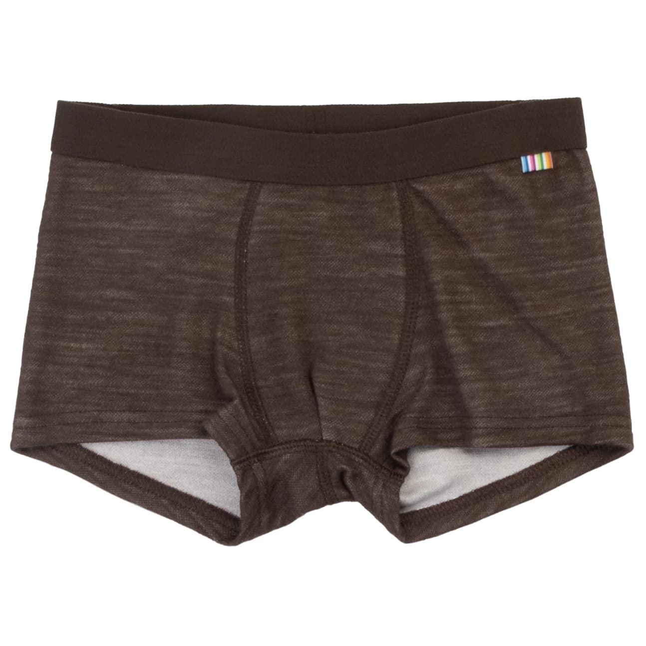 Детско мериносово термобельо Joha Kid's Boxer Shorts Merino base layer - Dark Brown