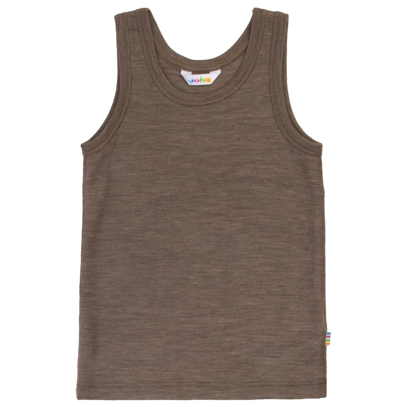 Детско мериносово термобельо Joha Kid's Undershirt Wool Silk Merino base layer - Brown