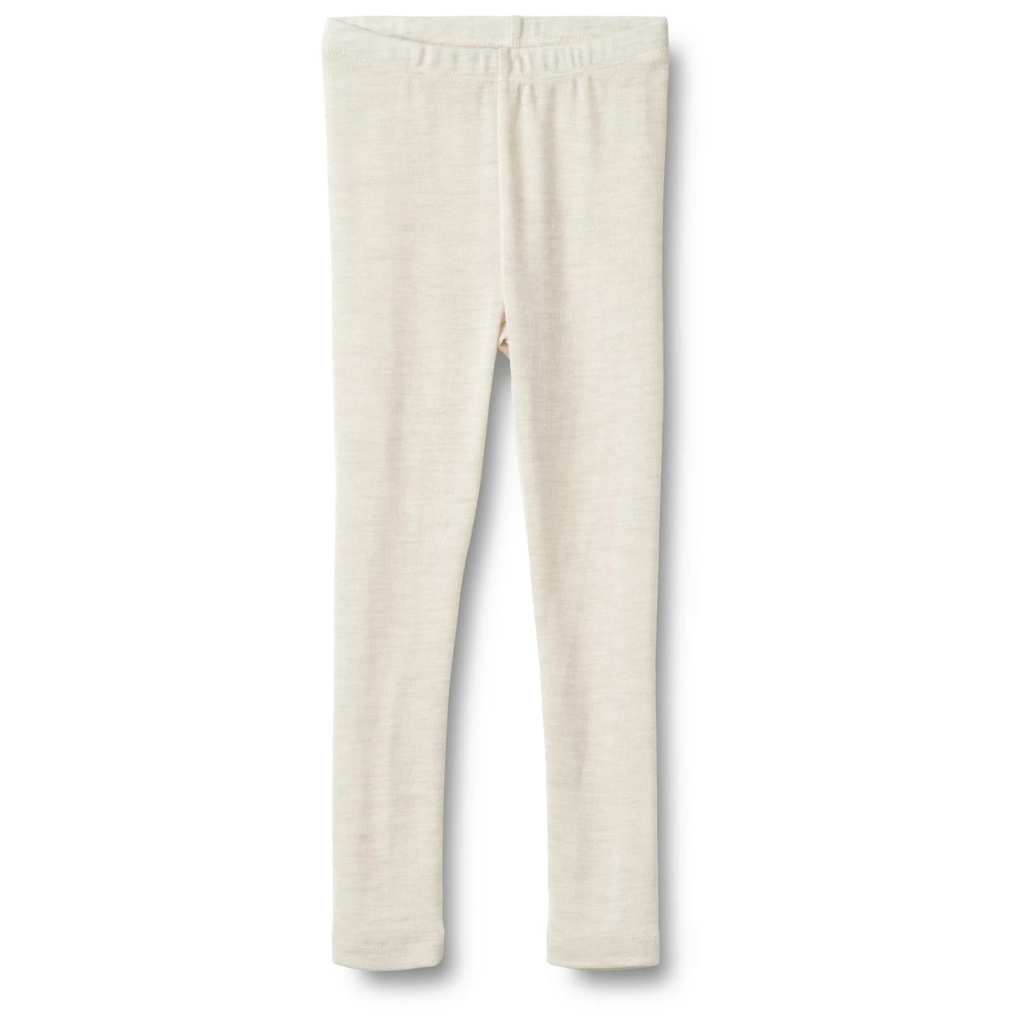 Детско мериносово термобельо WHEAT Kid's Wool Leggings Agi Merino base layer - Eggshell Melange