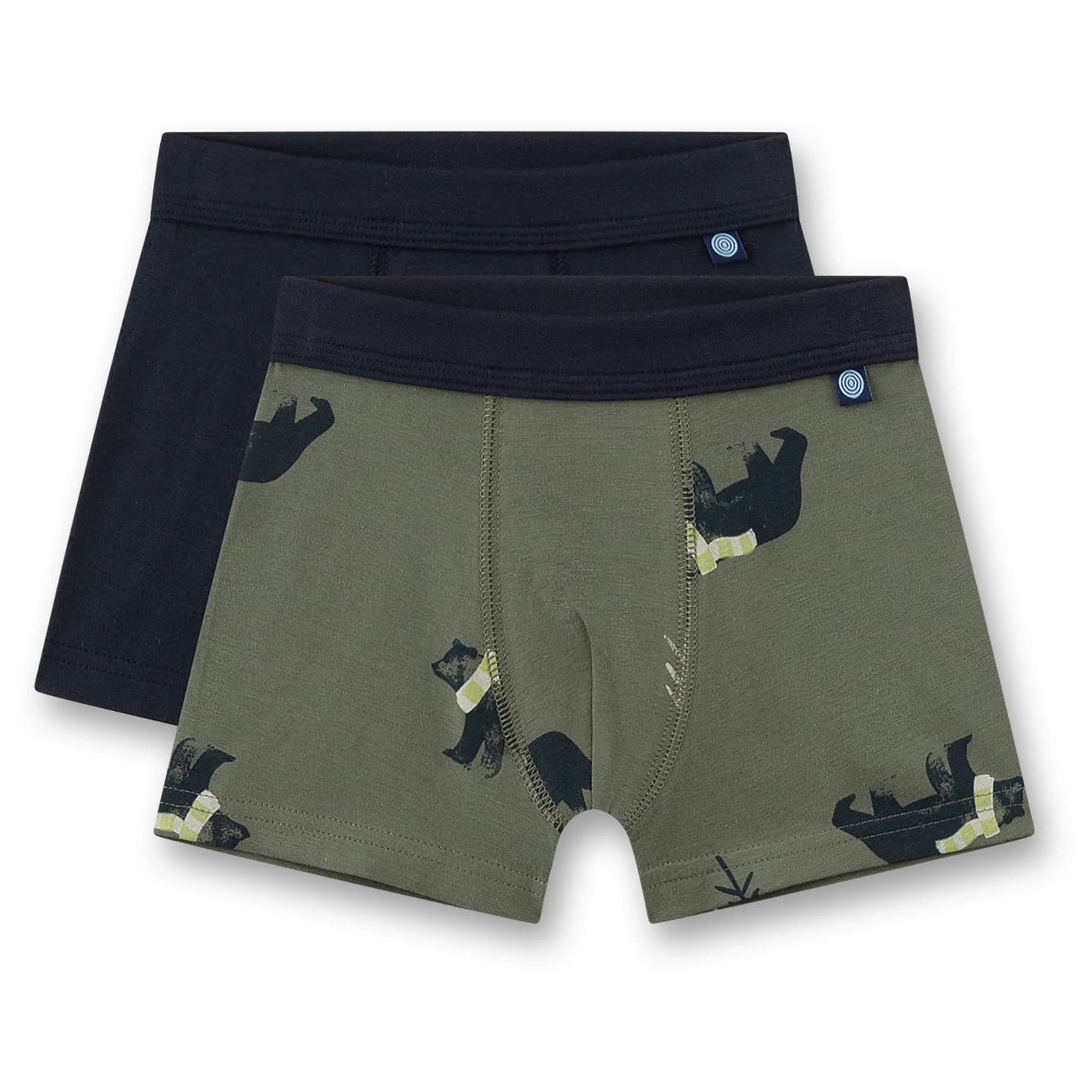 Бельо Sanetta Boy's DP Cotton Shorts Briefs - Olive