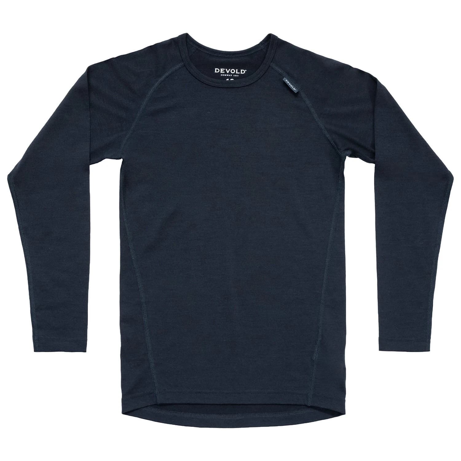 Детско мериносово термобельо Devold Kid's Breeze Merino Shirt Merino shirt - Ink