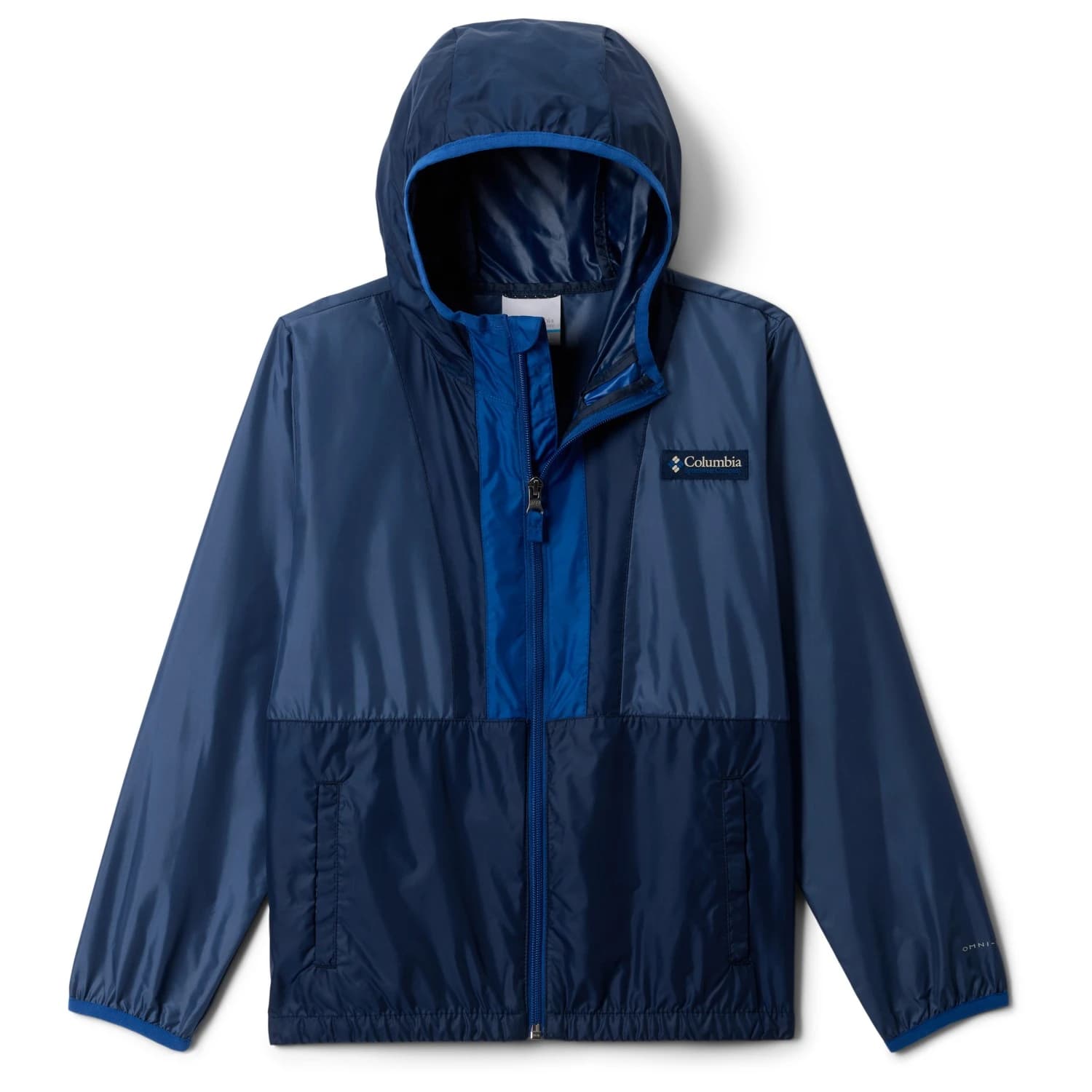 Детско ветрозащитно яке Columbia Kid's Back Bowl II Hooded Windbreaker Windproof jacket - Dark Mountain / Coll Navy / Mountain Blue