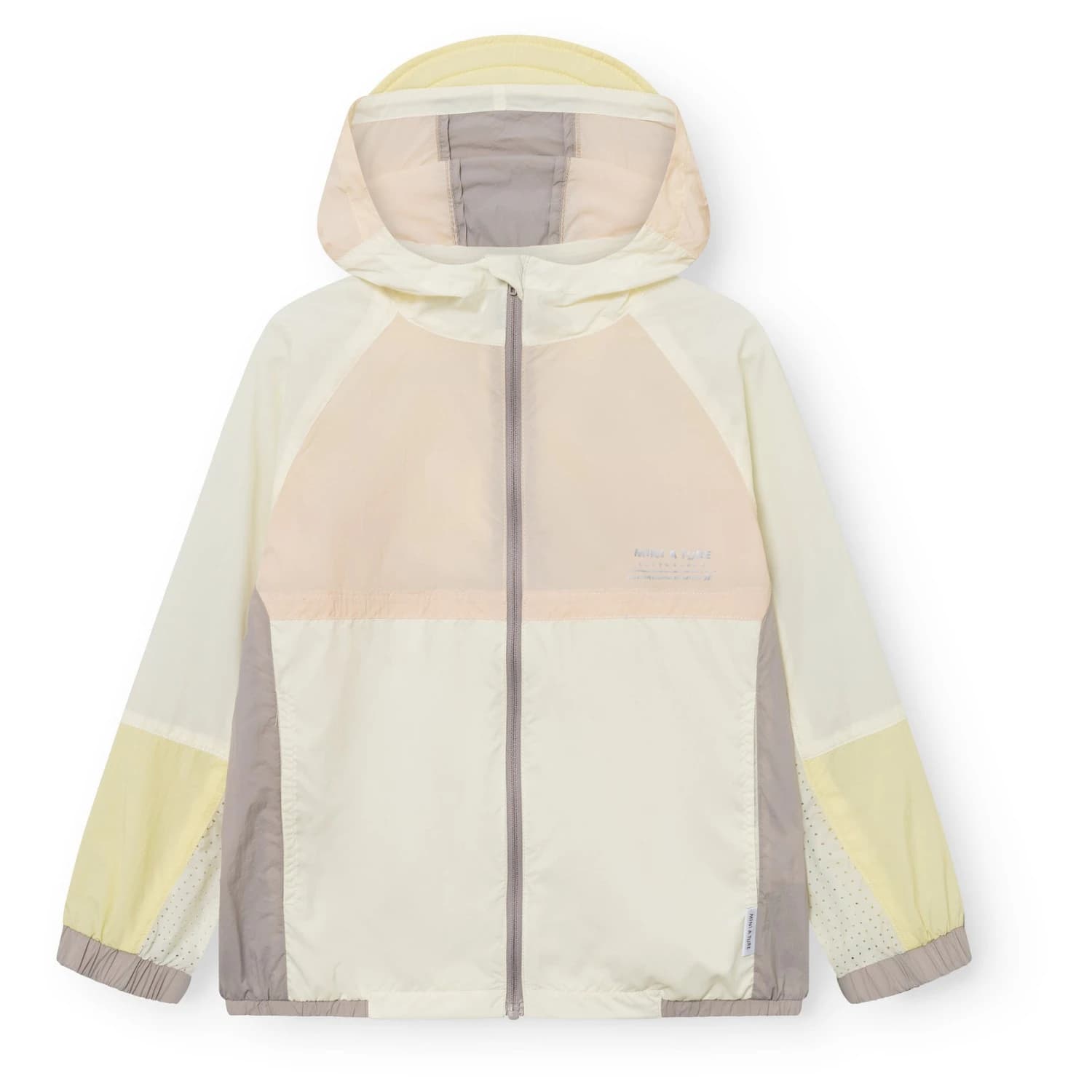 Детско ветрозащитно яке Mini A Ture Kid's Matmulti Color UV Jacket Casual jacket - Peony Silver Col. B.