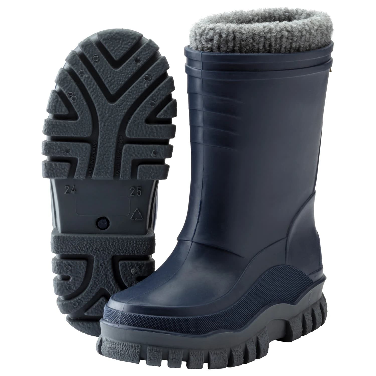 Детски гумени ботуши Sterntaler Kid's Rubber Boots with Liner Wellington boots - Marine