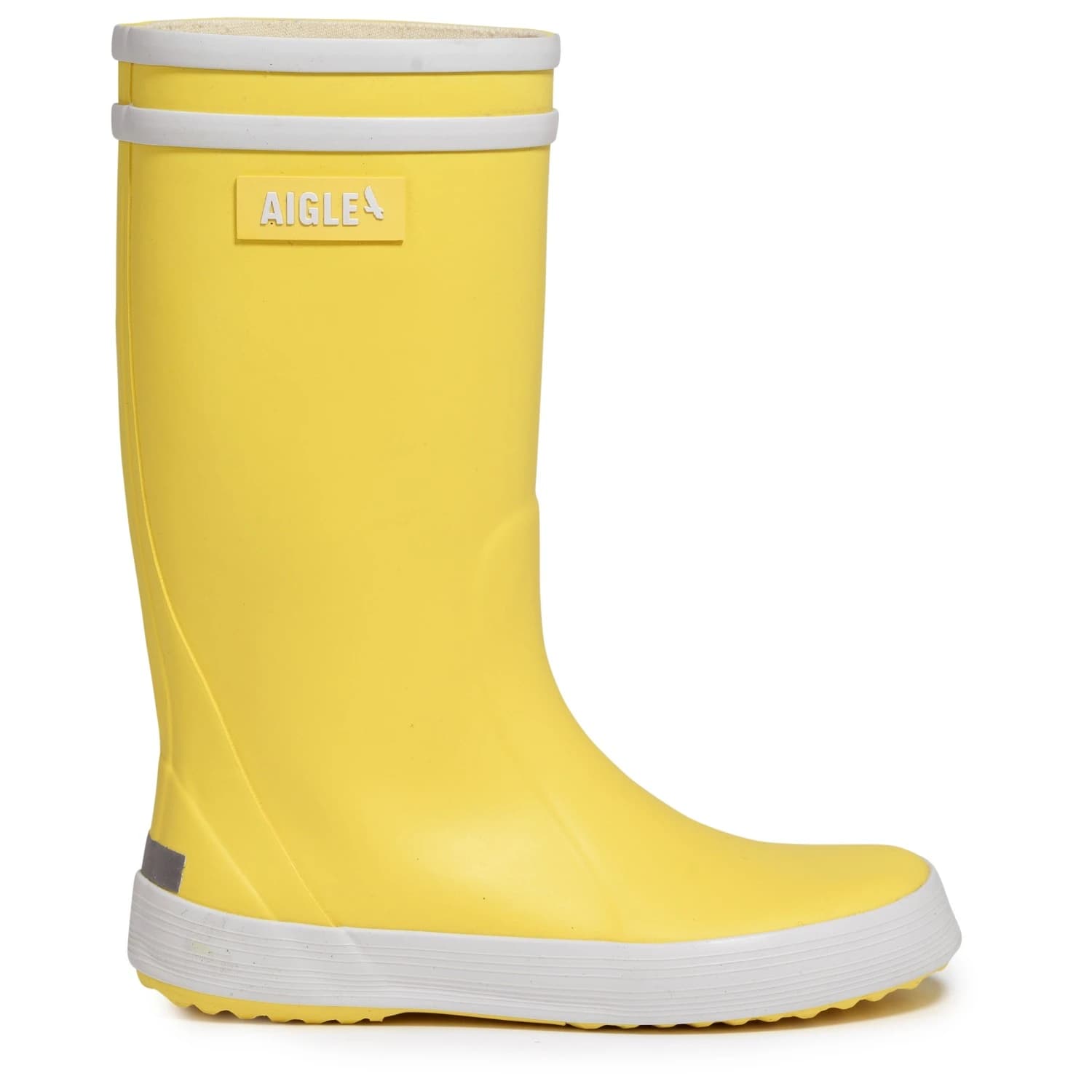 Детски гумени ботуши Aigle Kid's Lolly Pop 2 Wellington boots - Jaune / Blanc