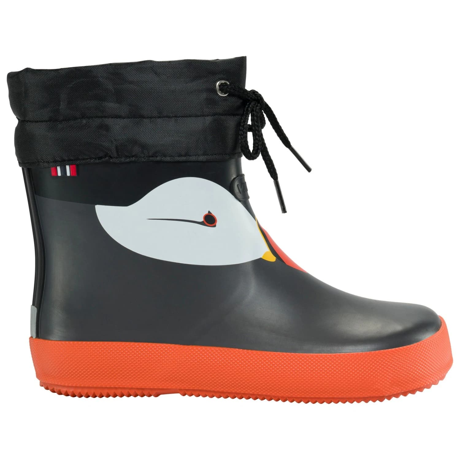 Детски гумени ботуши Viking Kid's Alv Barefoot Paw Print Wellington boots - Black