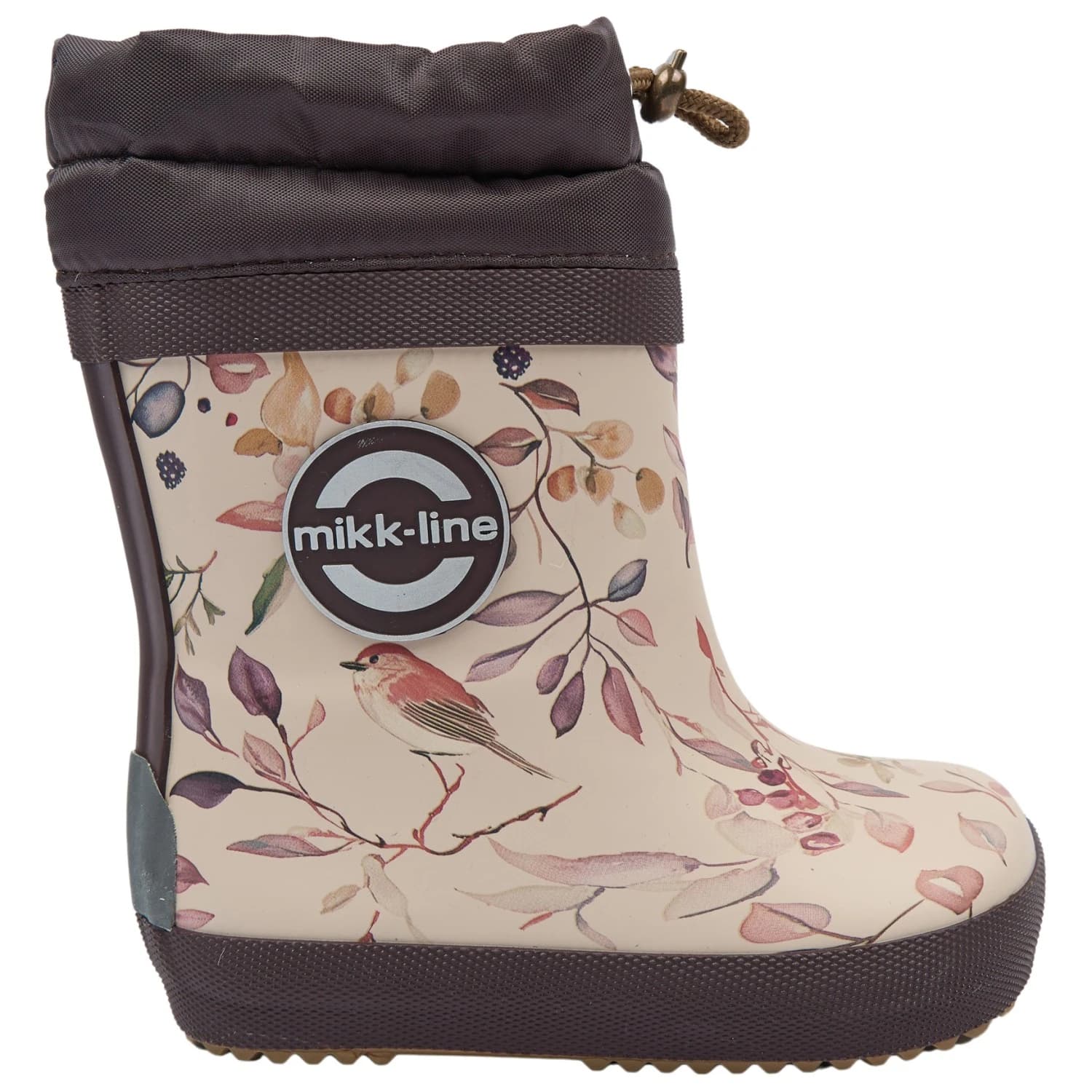Детски гумени ботуши Mikk-Line Kid's Wellies Winter Aop Barefoot Wellington boots - Berries & Birds