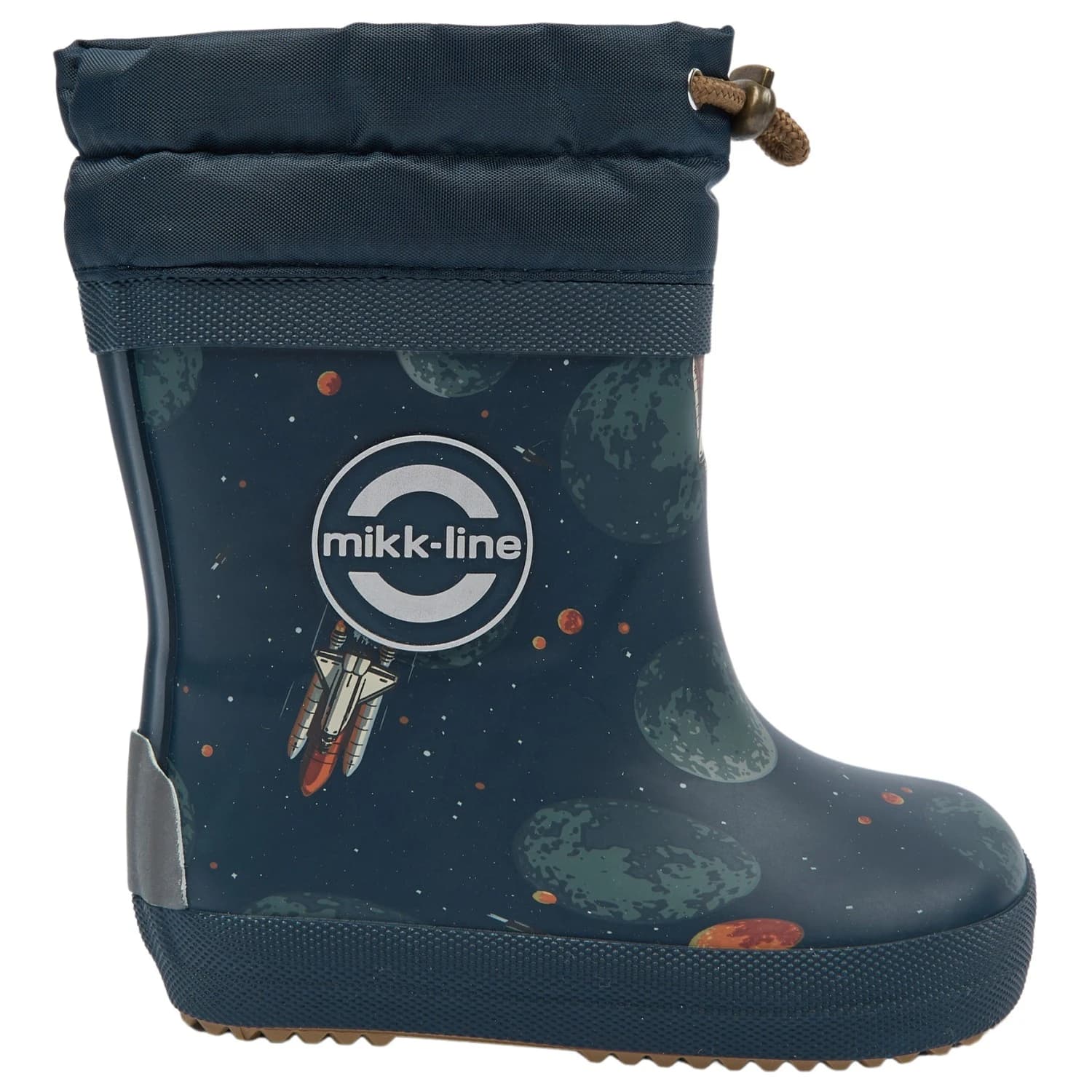 Детски гумени ботуши Mikk-Line Kid's Wellies Winter Aop Barefoot Wellington boots - Space