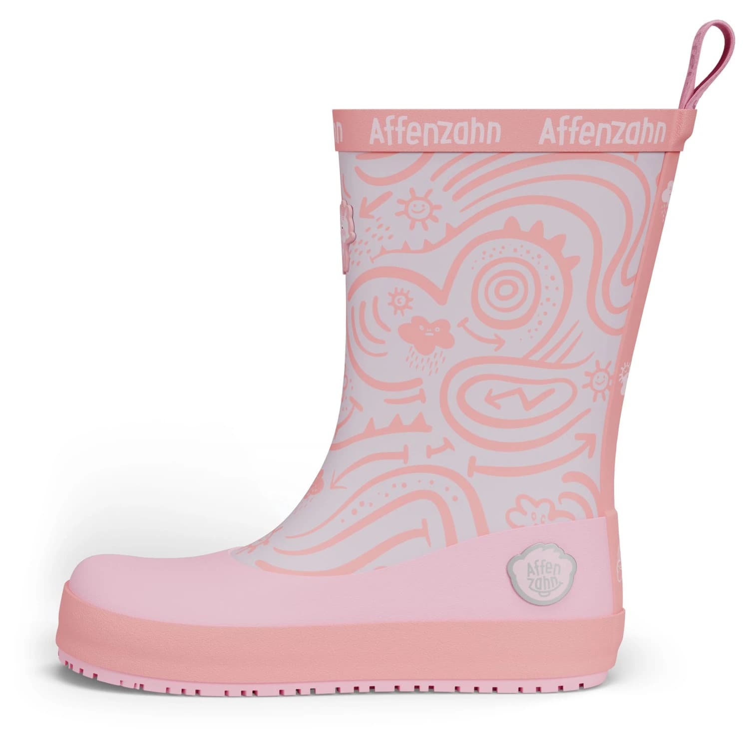 Детски гумени ботуши Affenzahn Kid's Gummistiefel Vegan Plashy Wellington boots - Unicorn / Pink