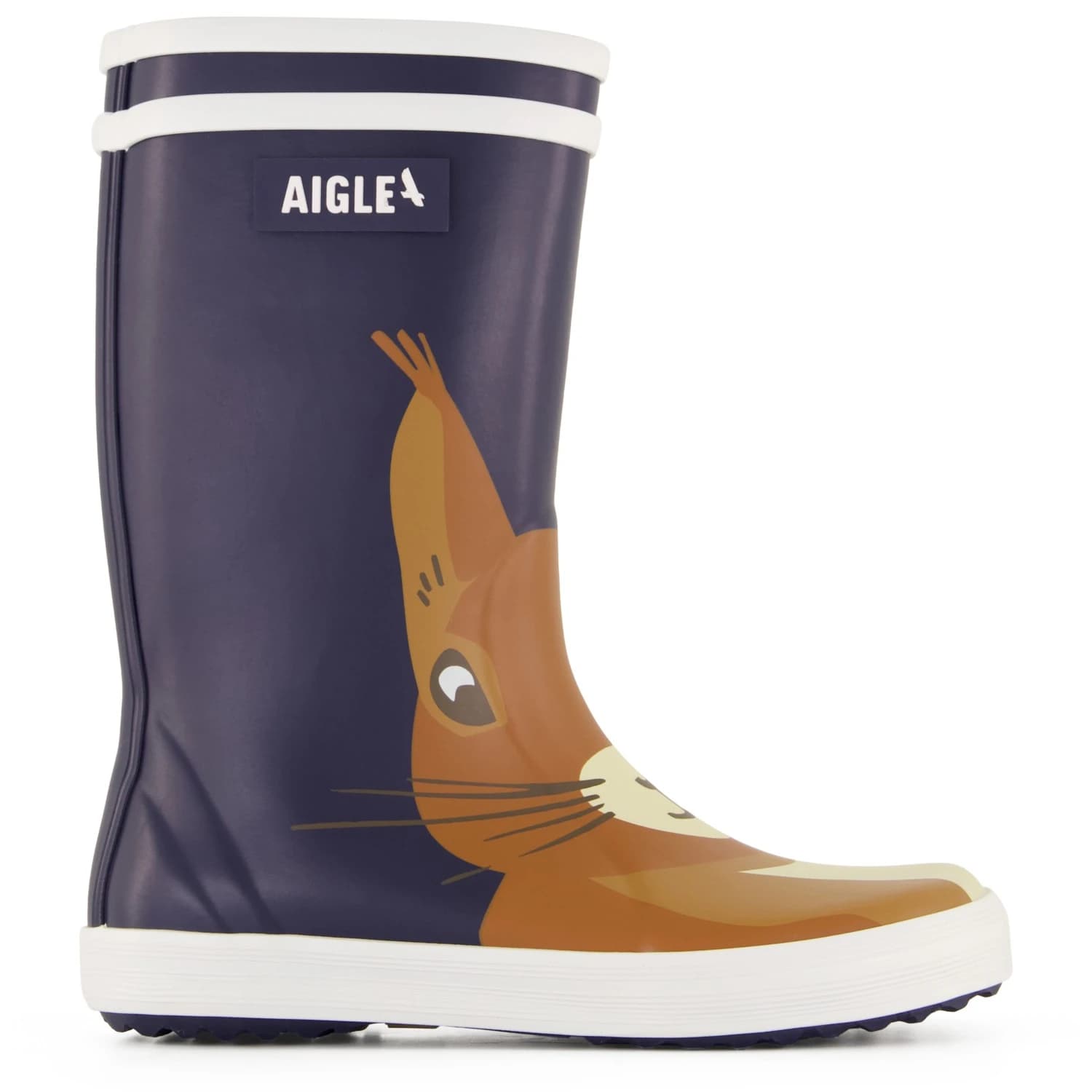 Детски гумени ботуши Aigle Kid's Lolly Pop Play 3 Wellington boots - Ecureuil