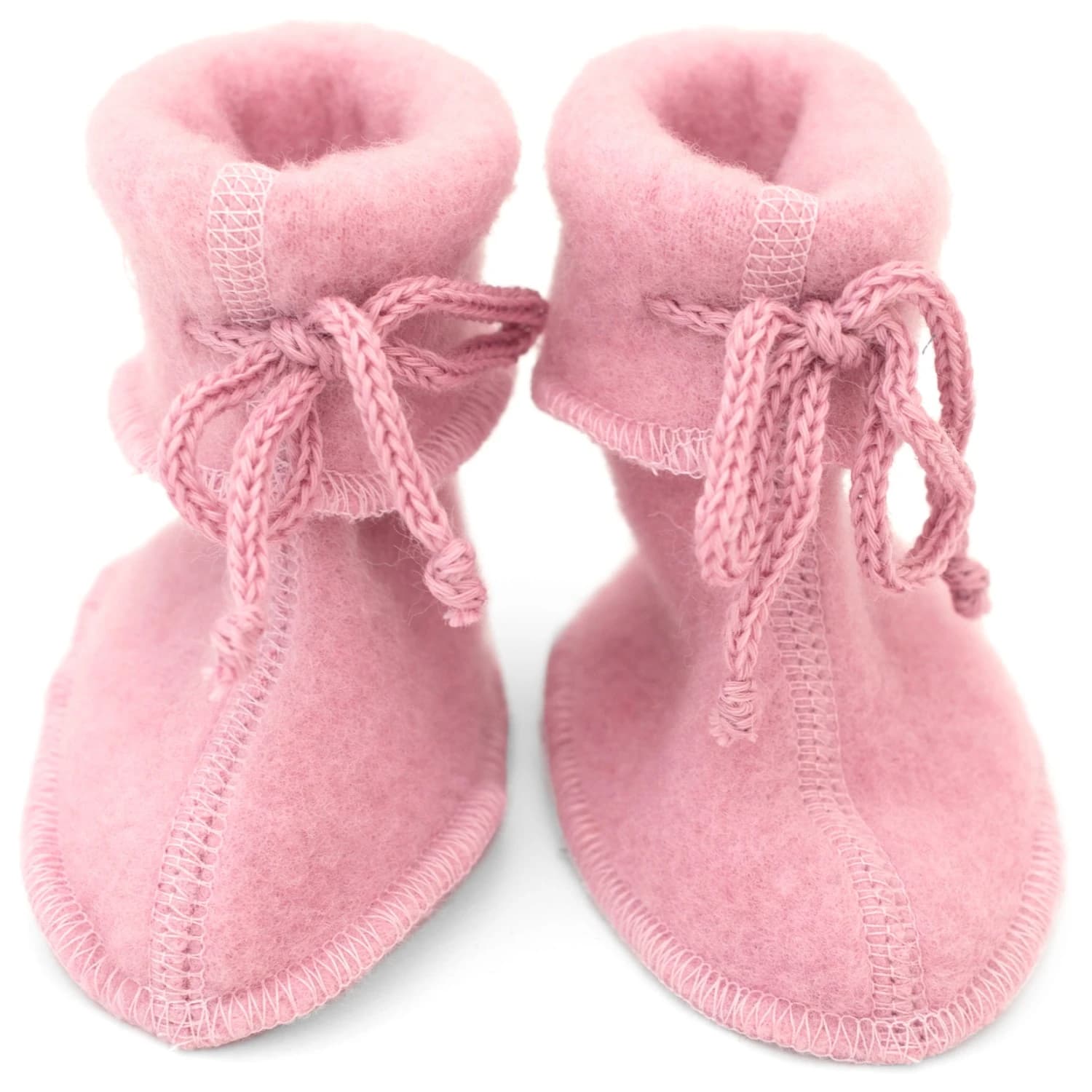 Пантофи Engel Baby Booties with Ribbon Slippers - Rosenholz Melange