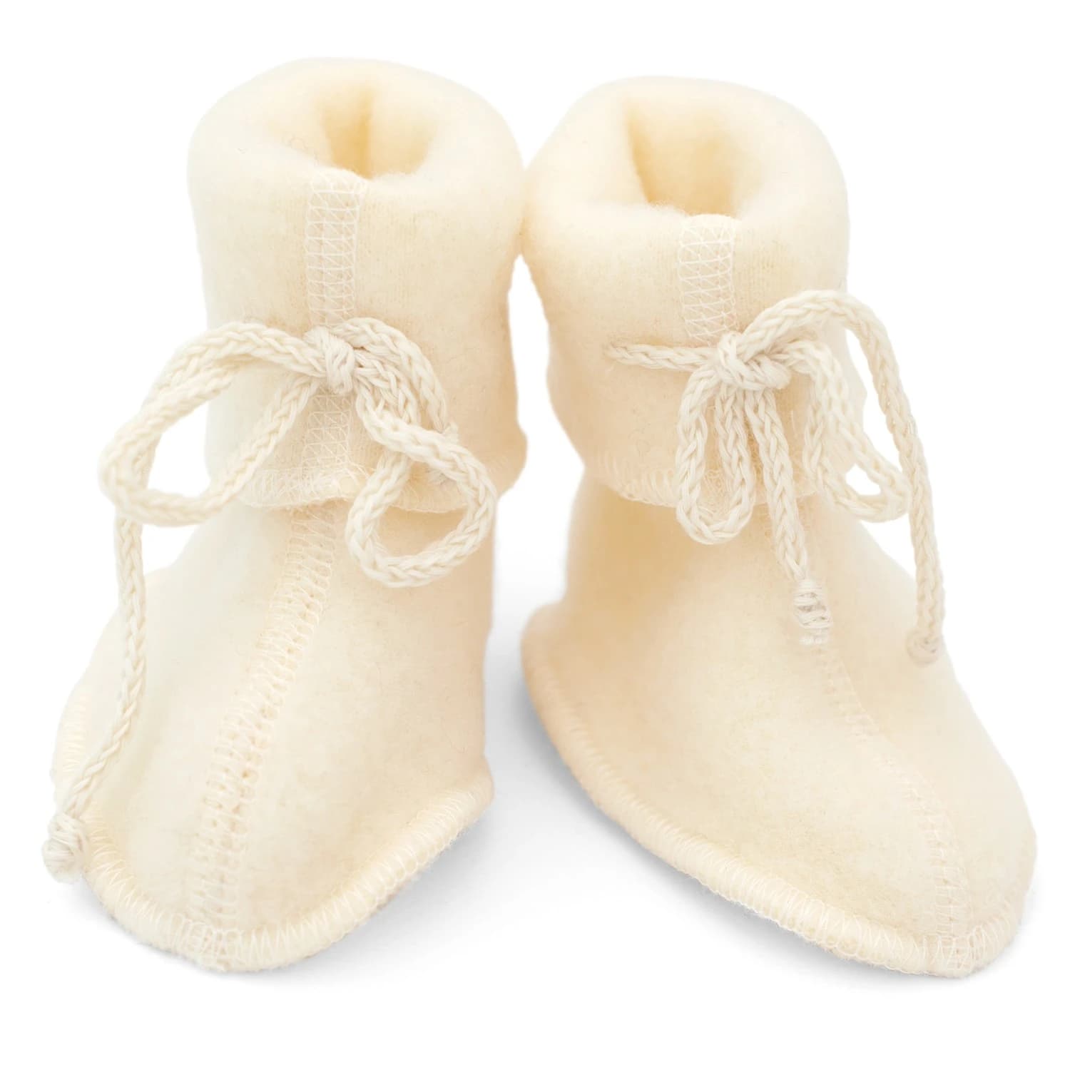 Калцуни за колоездачни обувки Engel Baby Booties with Ribbon Slippers - Natur