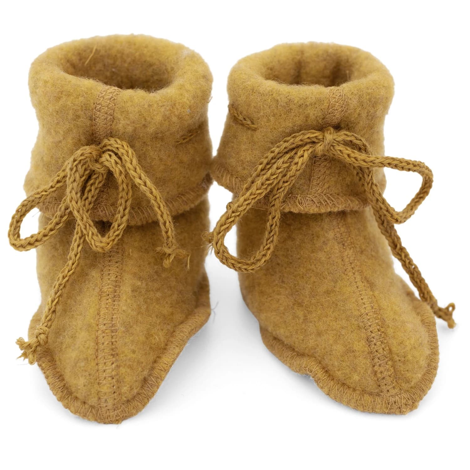 Калцуни за колоездачни обувки Engel Baby Booties with Ribbon Slippers - Safran Melange