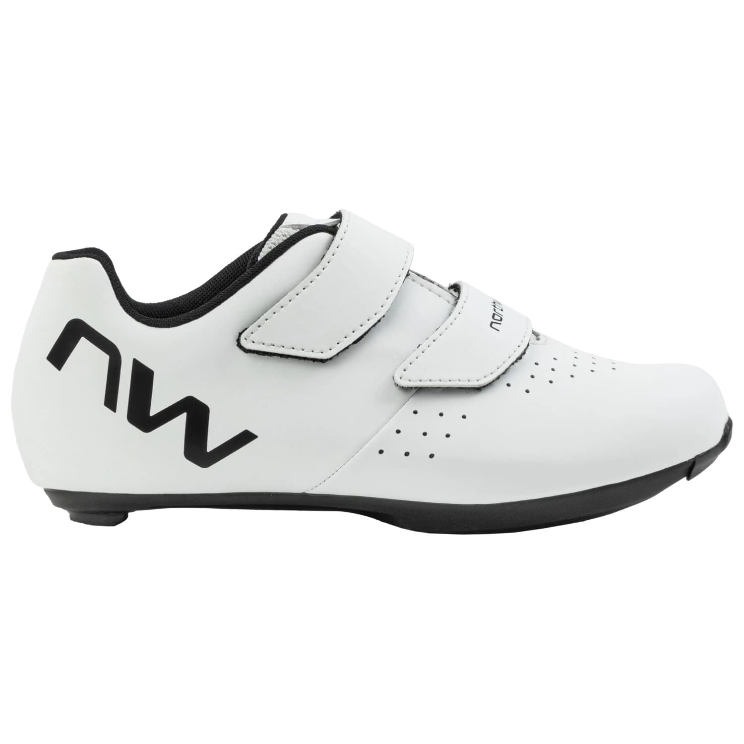 Детски обувки за шосеен велосипед Northwave Kid's Sonic Cycling shoes - White / Black