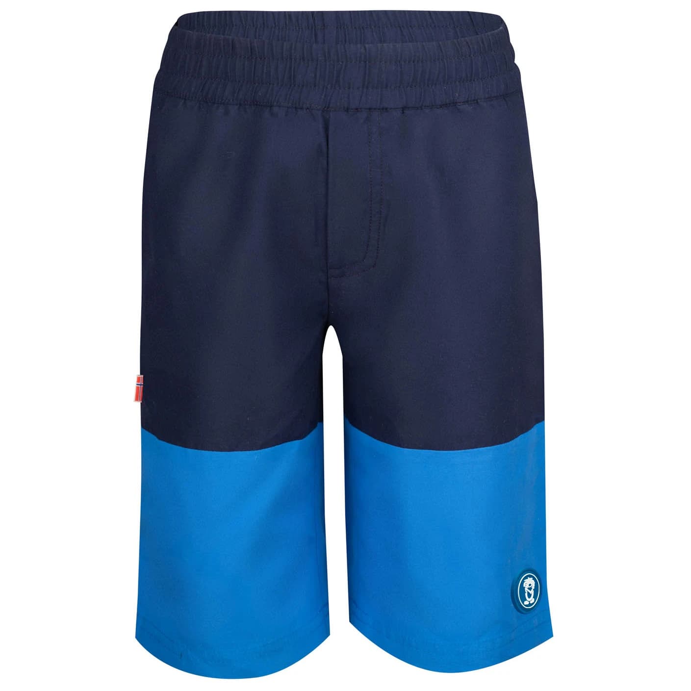 Детски бански слипове Trollkids Kid's Kroksand Shorts Boardshorts - Navy / Glow Blue