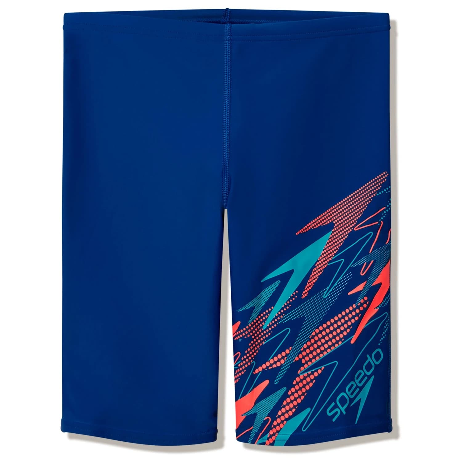 Детски бански слипове Speedo Kid's Medley Logo Jammmer Swim brief - Night Watch / Hyper Teal