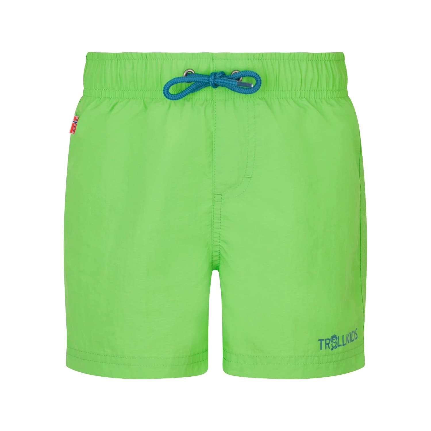 Детски бански слипове Trollkids Kid's Balestrand Shorts Swim brief - Fresh Green / Dark Marine