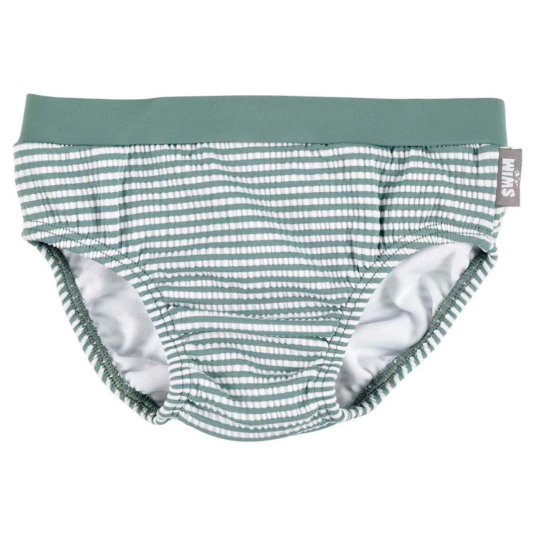 Детски бански слипове Sterntaler Kid's Swim Briefs Shark Swim brief - Matte Green