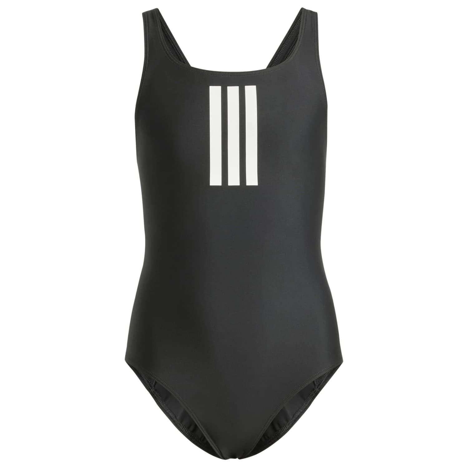 Детски бански костюм adidas Kid's 3 Stripes Mid Suit Swimsuit - Black / White