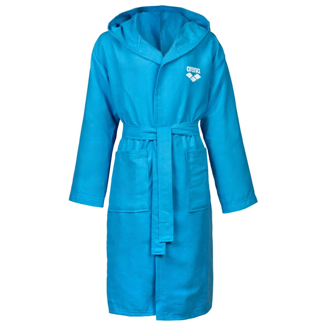 Детски халат Arena Kid's Zeal Robe Bathrobe - Turquoise / White