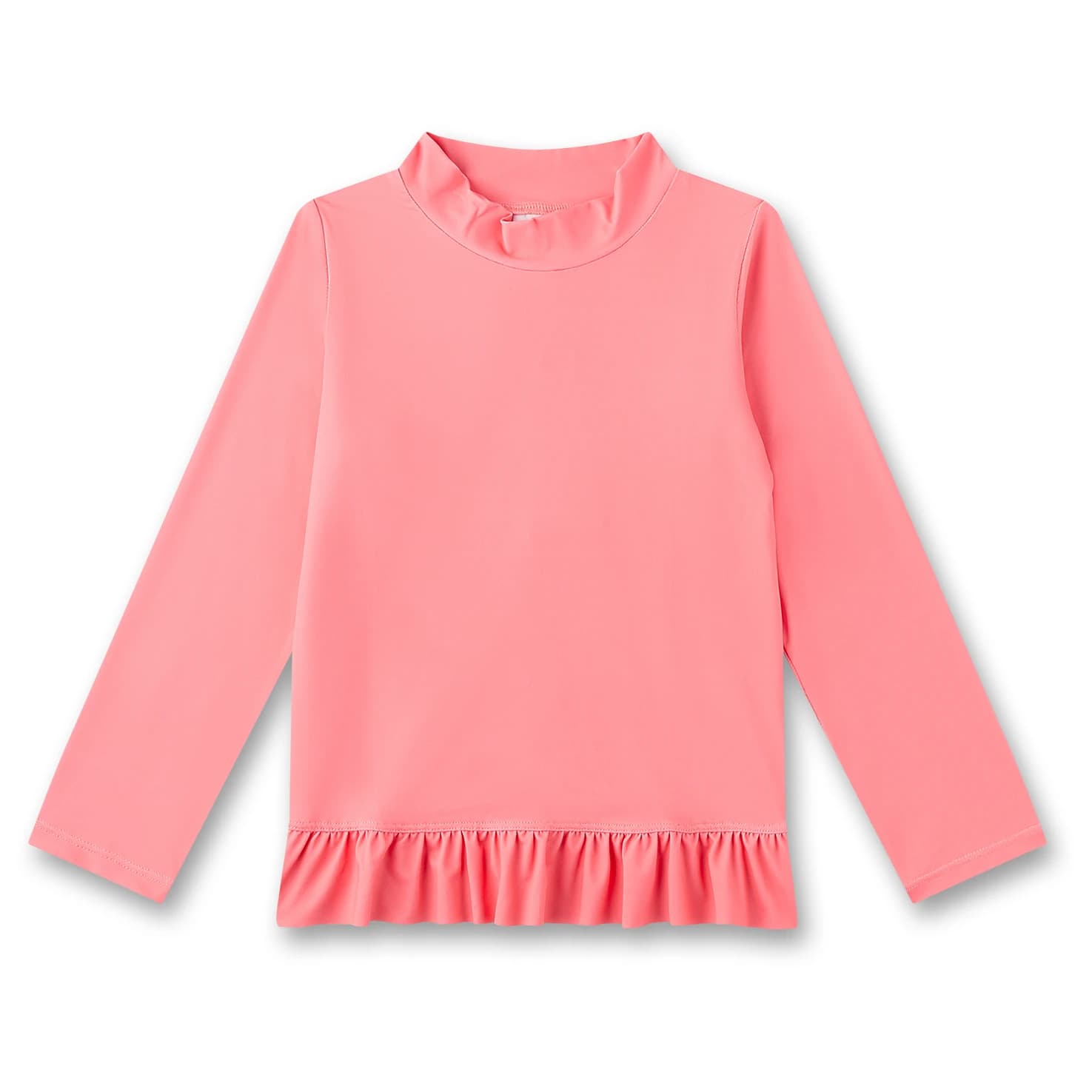 Детска плажна тениска от ликра Sanetta Kid's Rashguard 1/1 L/S Lycra - Soft Pink