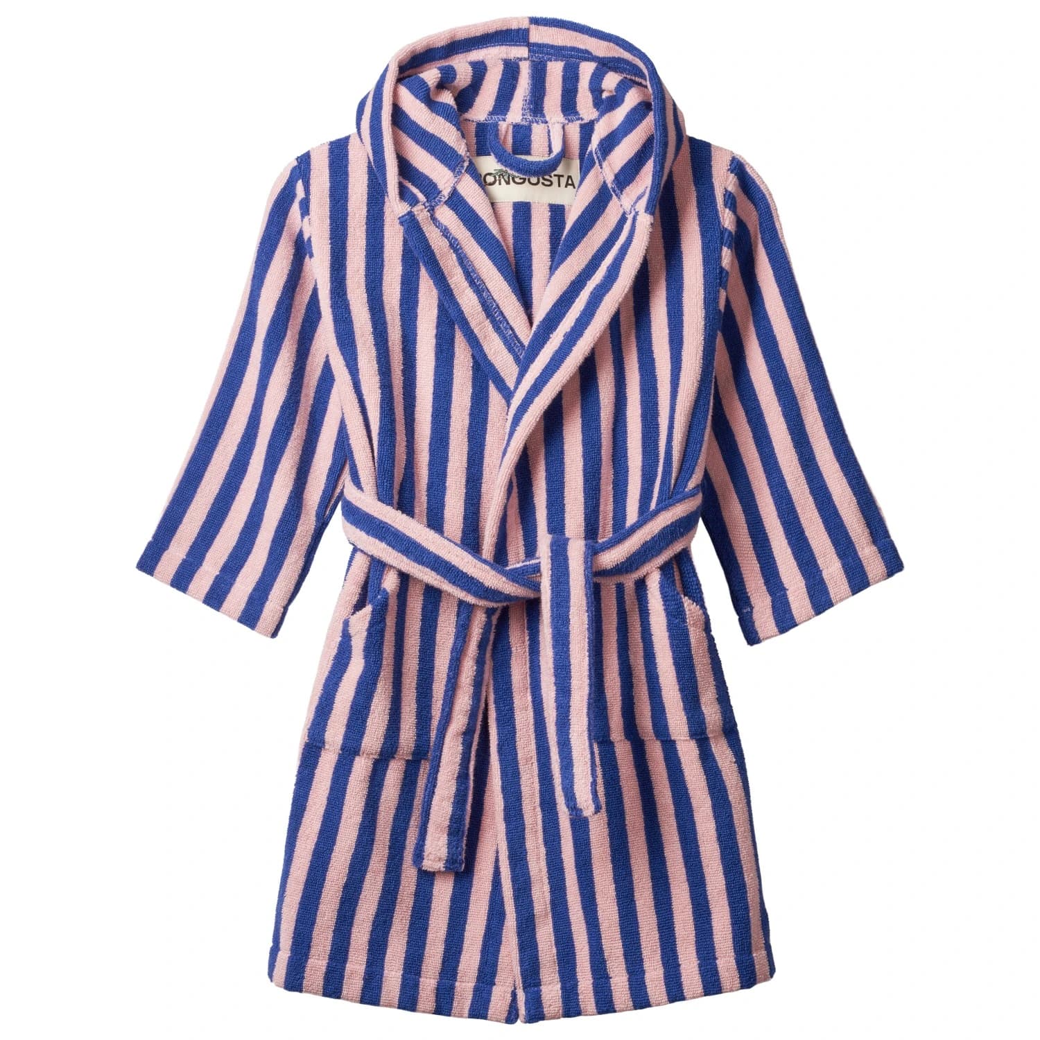 Детски халат Bongusta Kid's Naram Bathrobe - Dazzling Blue / Rose