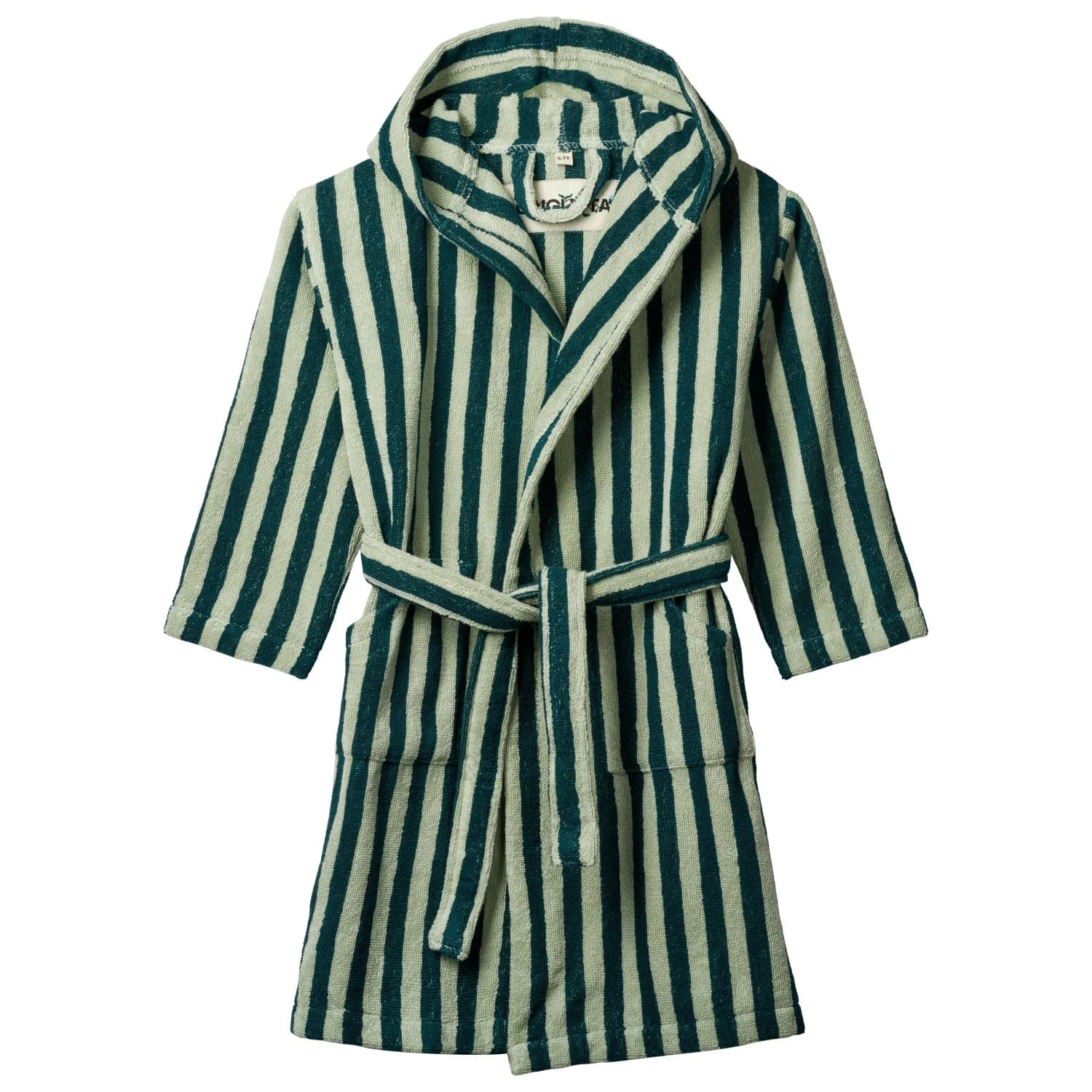 Детски халат Bongusta Kid's Naram Bathrobe - Sea Foam / Deep Teal