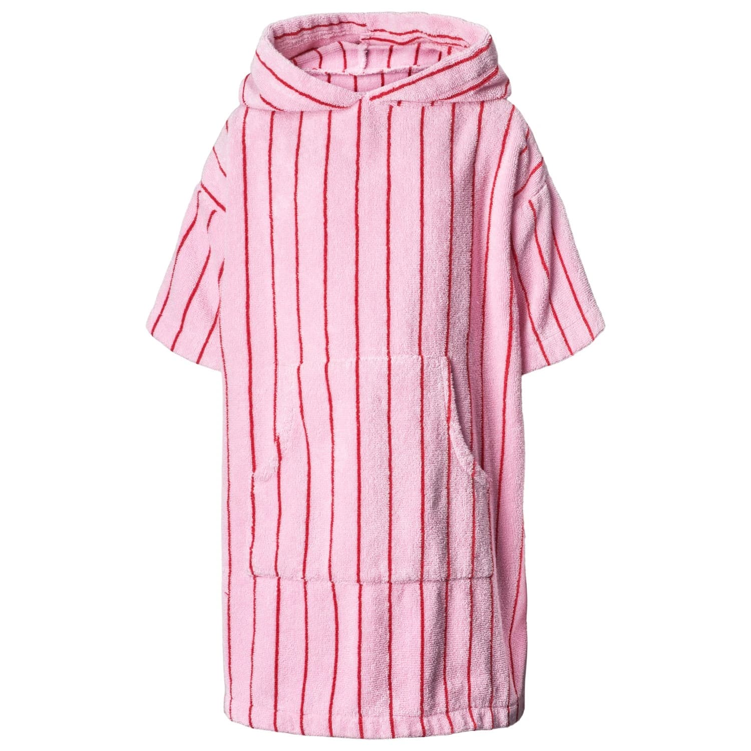 Детско пончо за сърф Bongusta Kid's Naram Poncho Surf poncho - Baby Pink / Ski Patrol