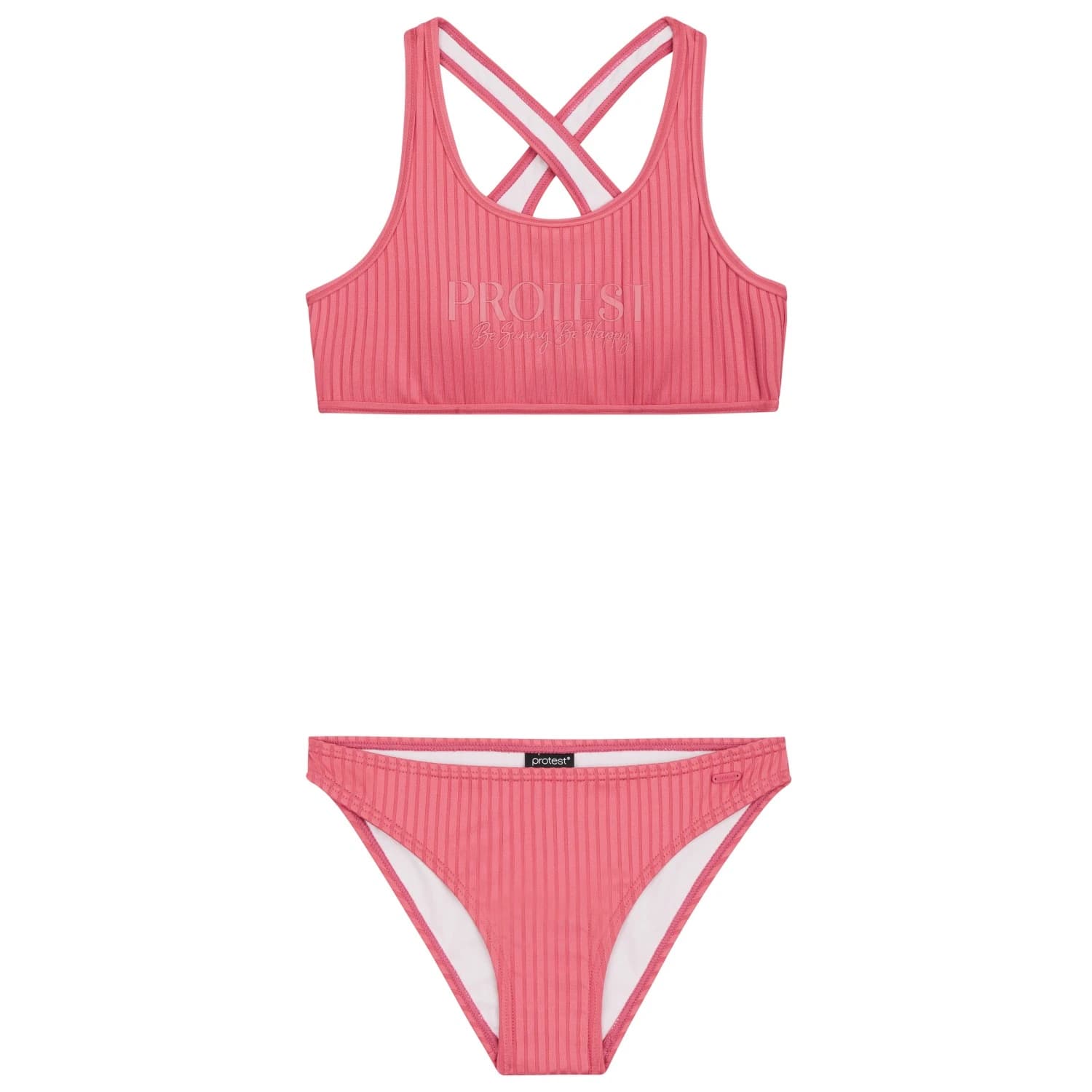 Детски комплект бикини Protest Kid's PRTMoon Bikini - Guava Pink
