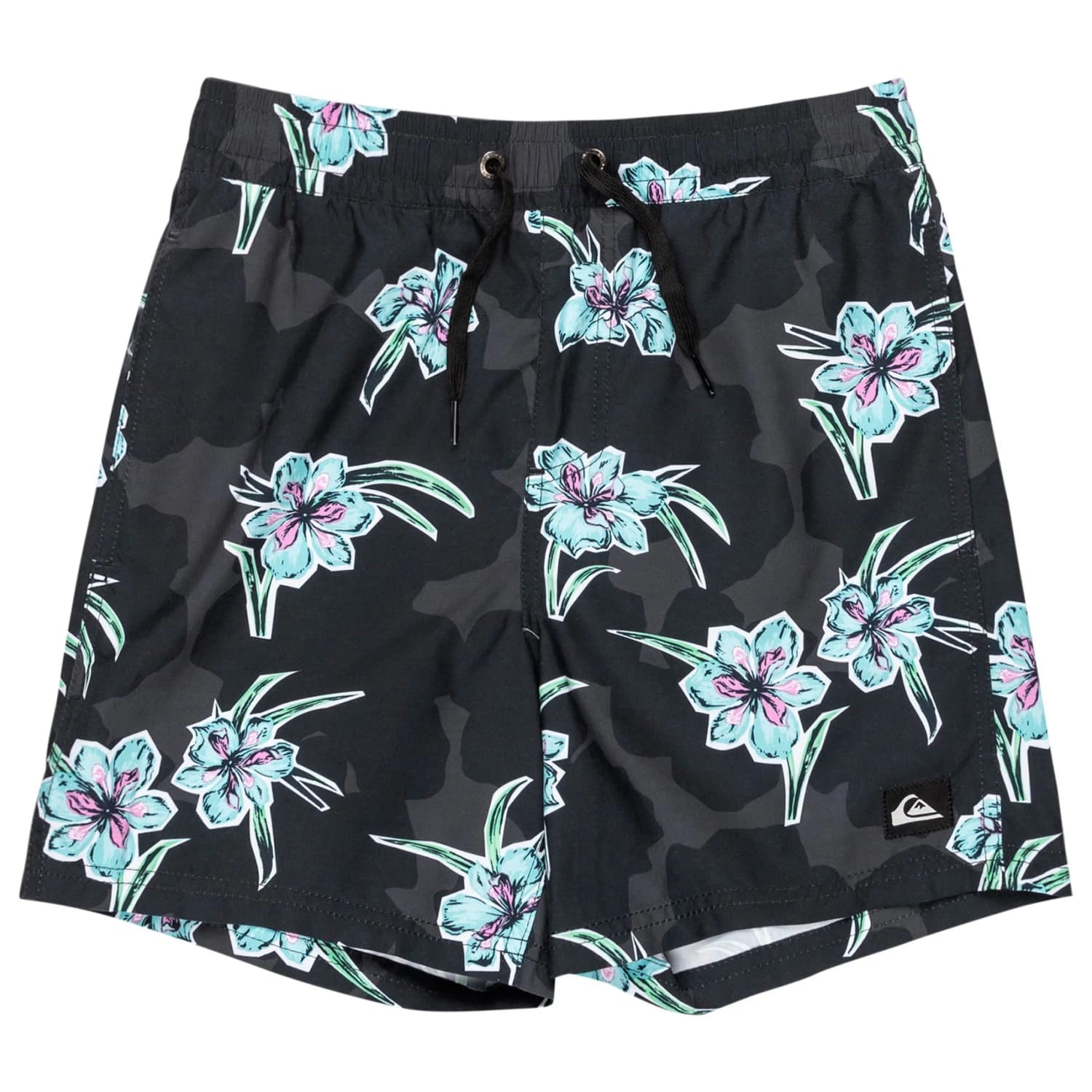 Детски бордшорт Quiksilver Kid's Everyday Straight Volley 14 Boardshorts - Backyards Black