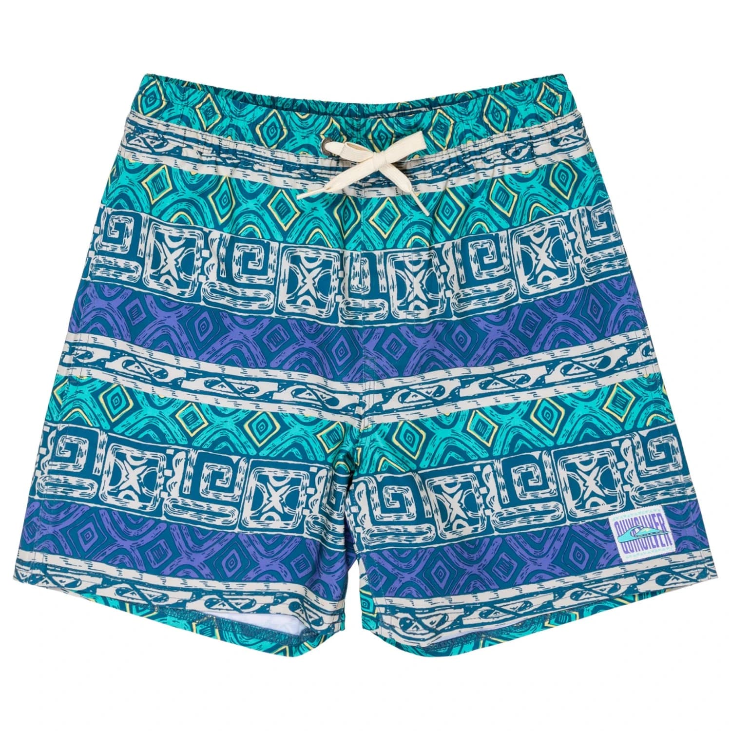 Детски бордшорт Quiksilver Kid's Surfsilk Straight Volley 14 Boardshorts - Global Heat Dusted Peri