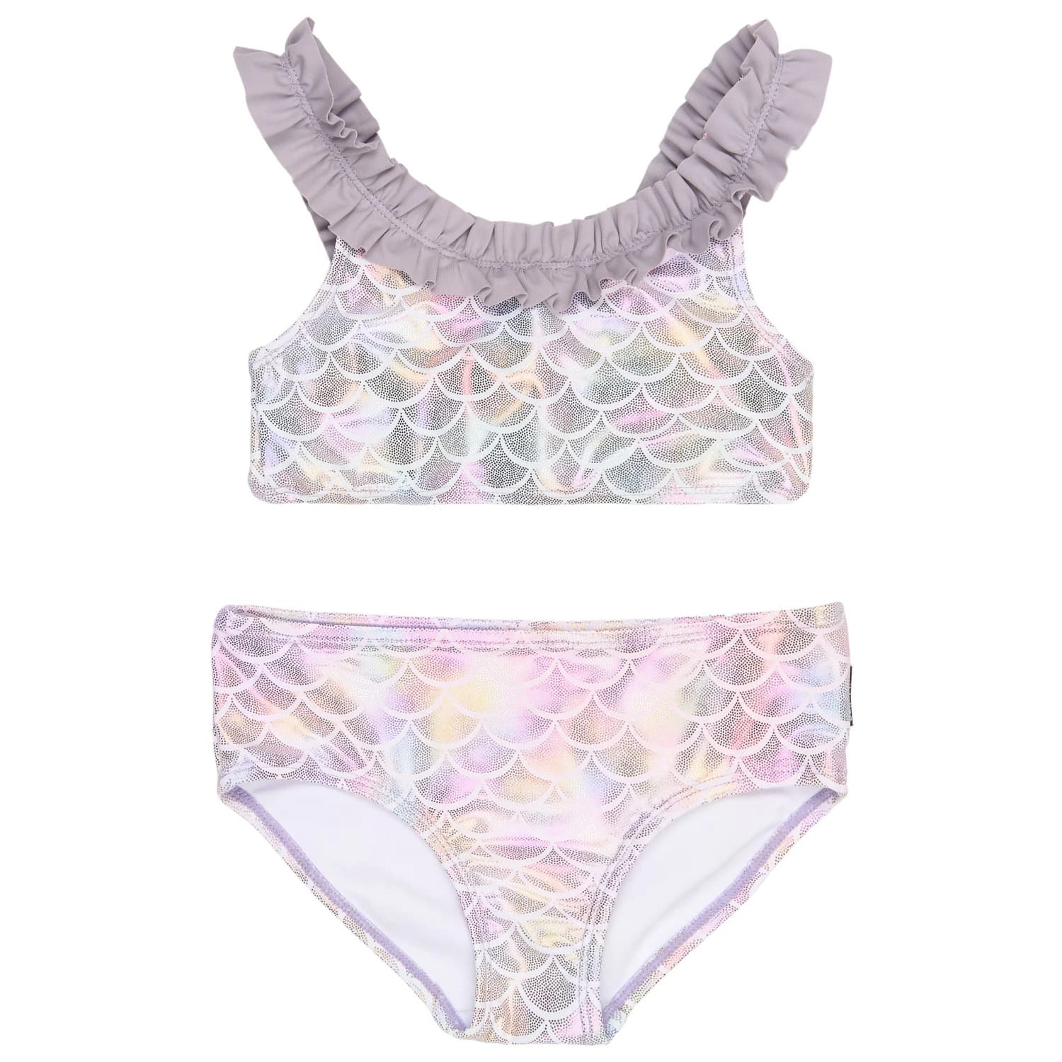 Детски комплект бикини Mikk-line Kid's Bikini Recycled AOP Bikini - Lavender Aura