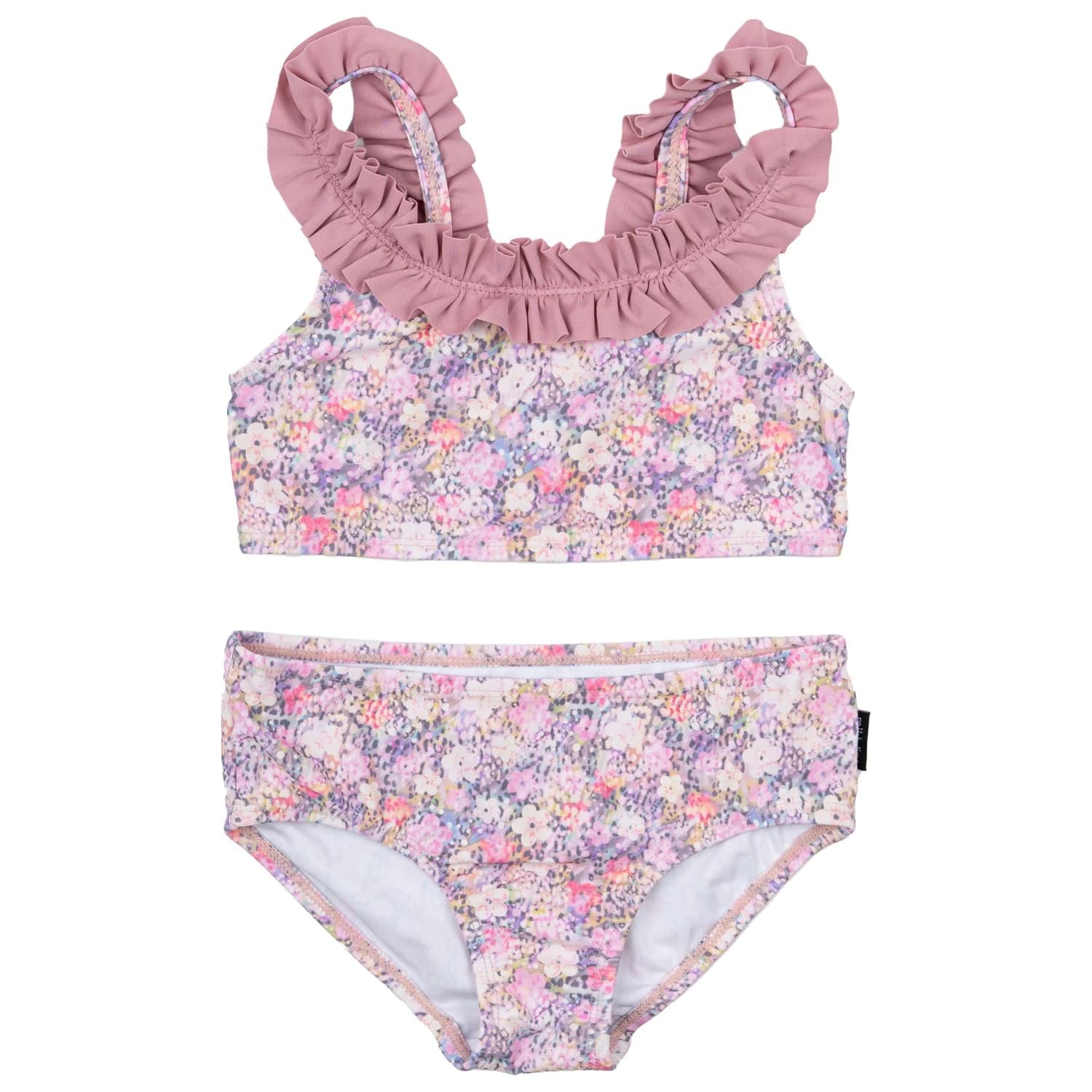 Детски комплект бикини Mikk-line Kid's Bikini Recycled AOP Bikini - Lilas