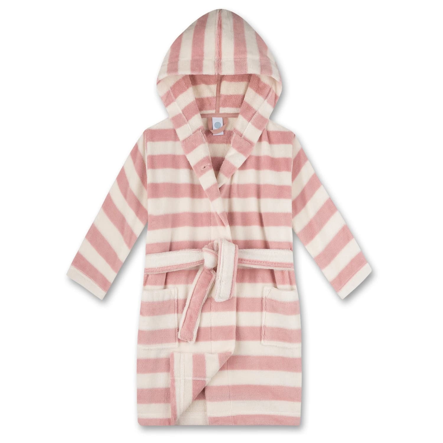 Детски халат Sanetta Kid's Bathrobe Stripe 233054 Bathrobe - Silver Pink