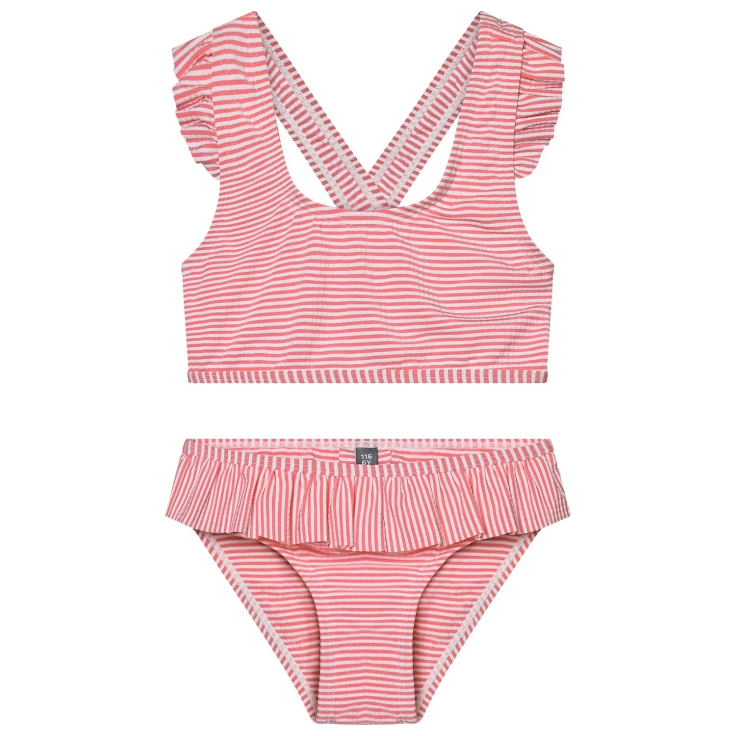 Детски комплект бикини Color Kids Kid's Bikini with Skirt Bikini - Pink Lemonade