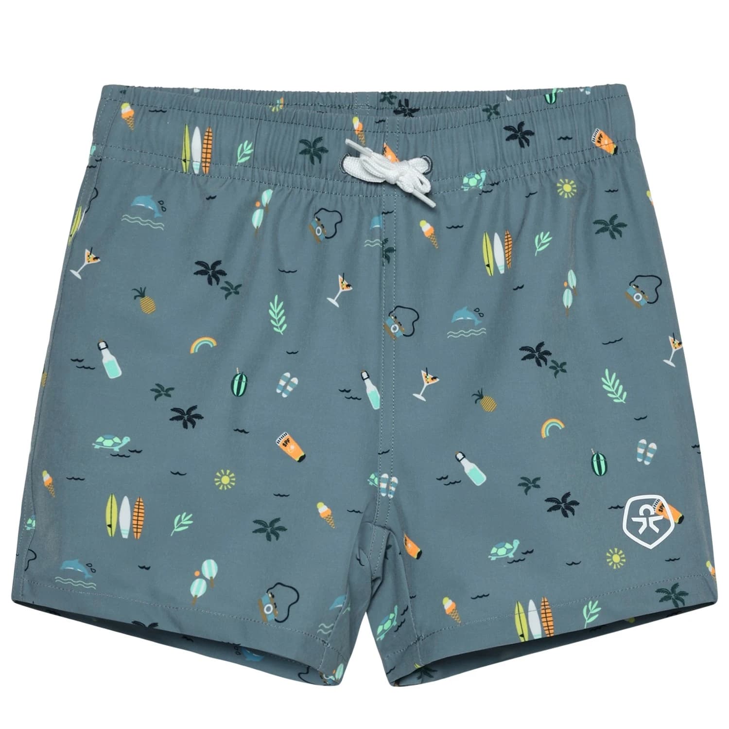Детски бордшорт Color Kids Kid's Swim Shorts AOP Boardshorts - Coronet Blue