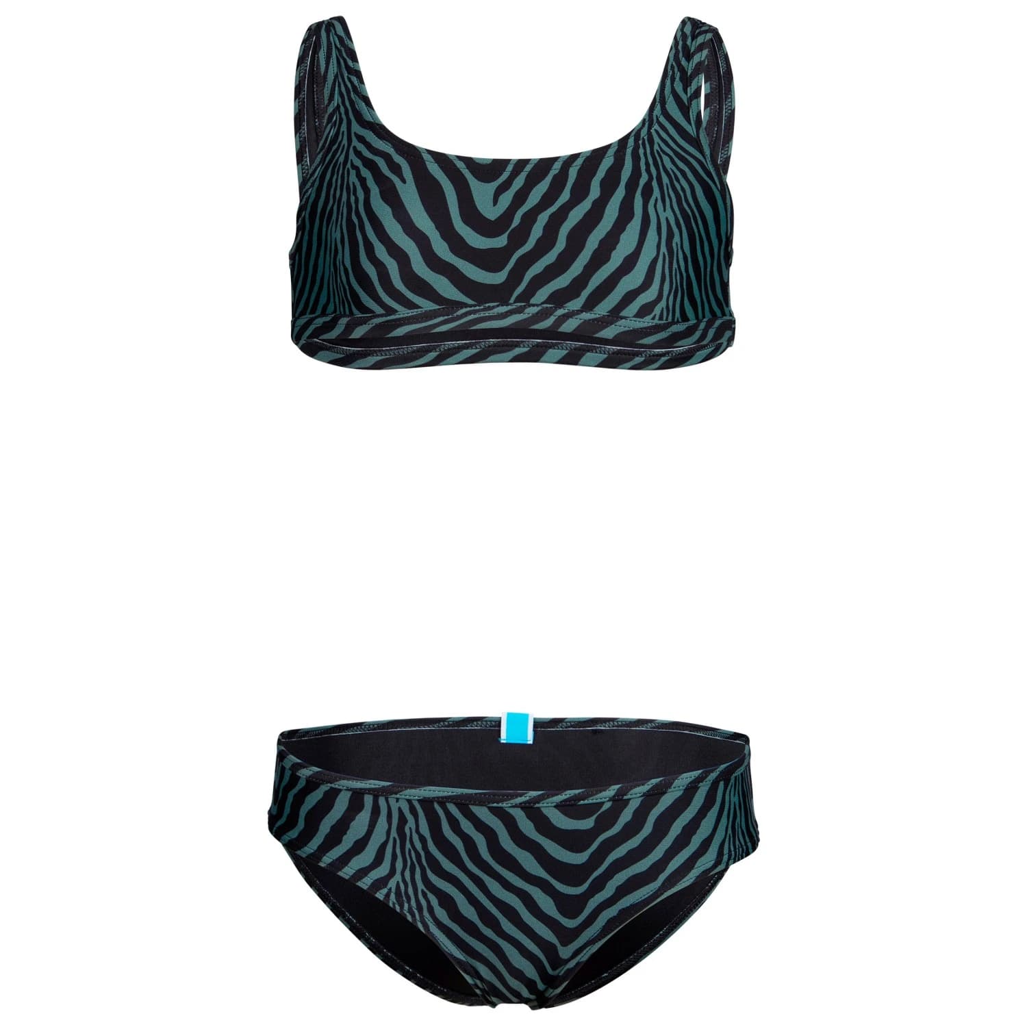 Комплект бикини Arena Girl's Water Print Bikini Bralette Bikini - Zebra