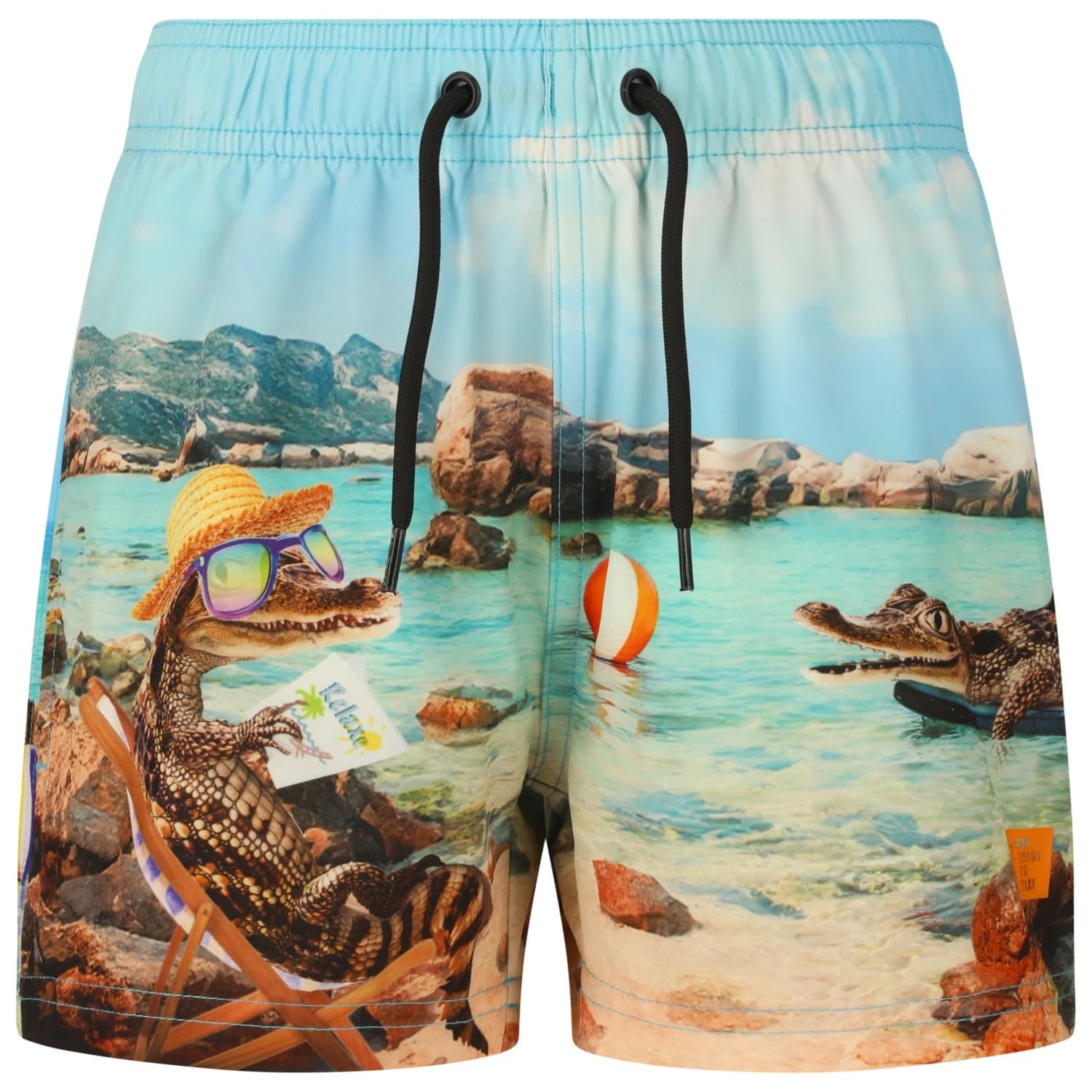 Детски бордшорт ZIG ZAG Kid's Sealife Boardshorts - Crocodiles