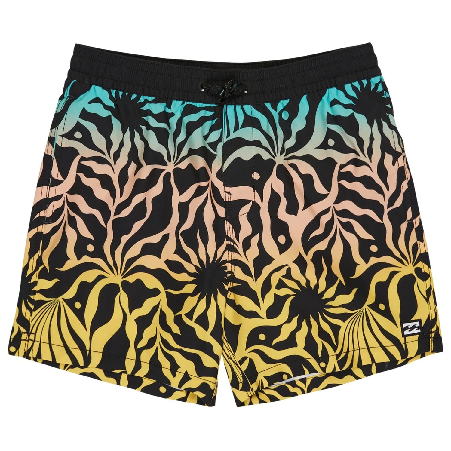 Детски бански слипове Billabong Kid's Radiant Layback Swim brief - Black Print