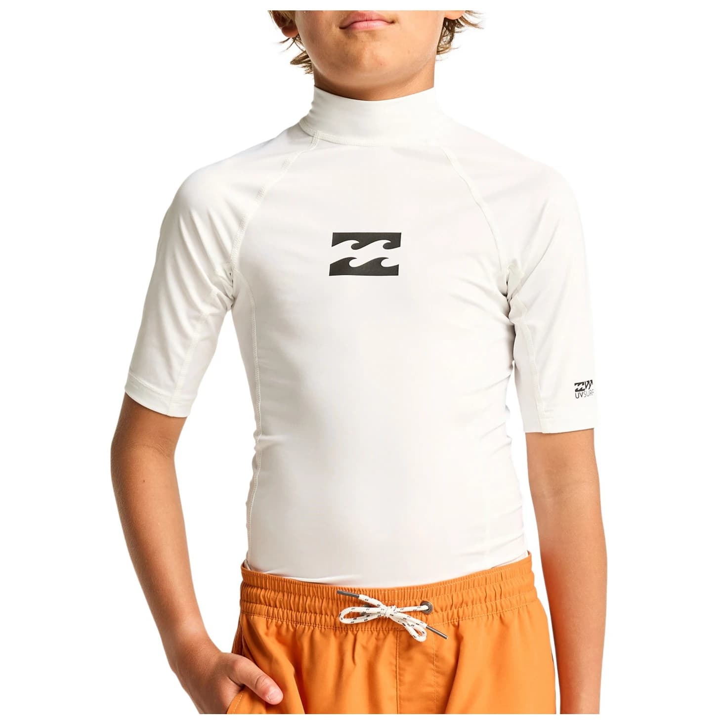 Детска ликра Billabong Kid's Waves All Day S/S Lycra - White